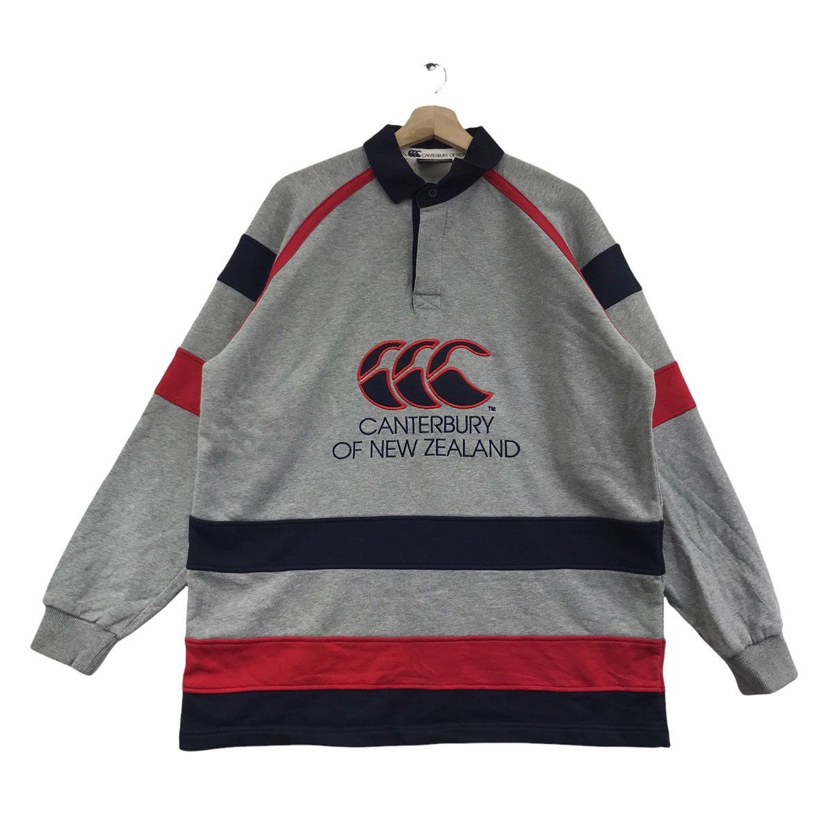Canterbury of New Zealand CANTERBURY Of NEW ZEALAND Ccc Kiwi All Black Stripes Rugby Size US M / EU 48-50 / 2 - 1 Thumbnail