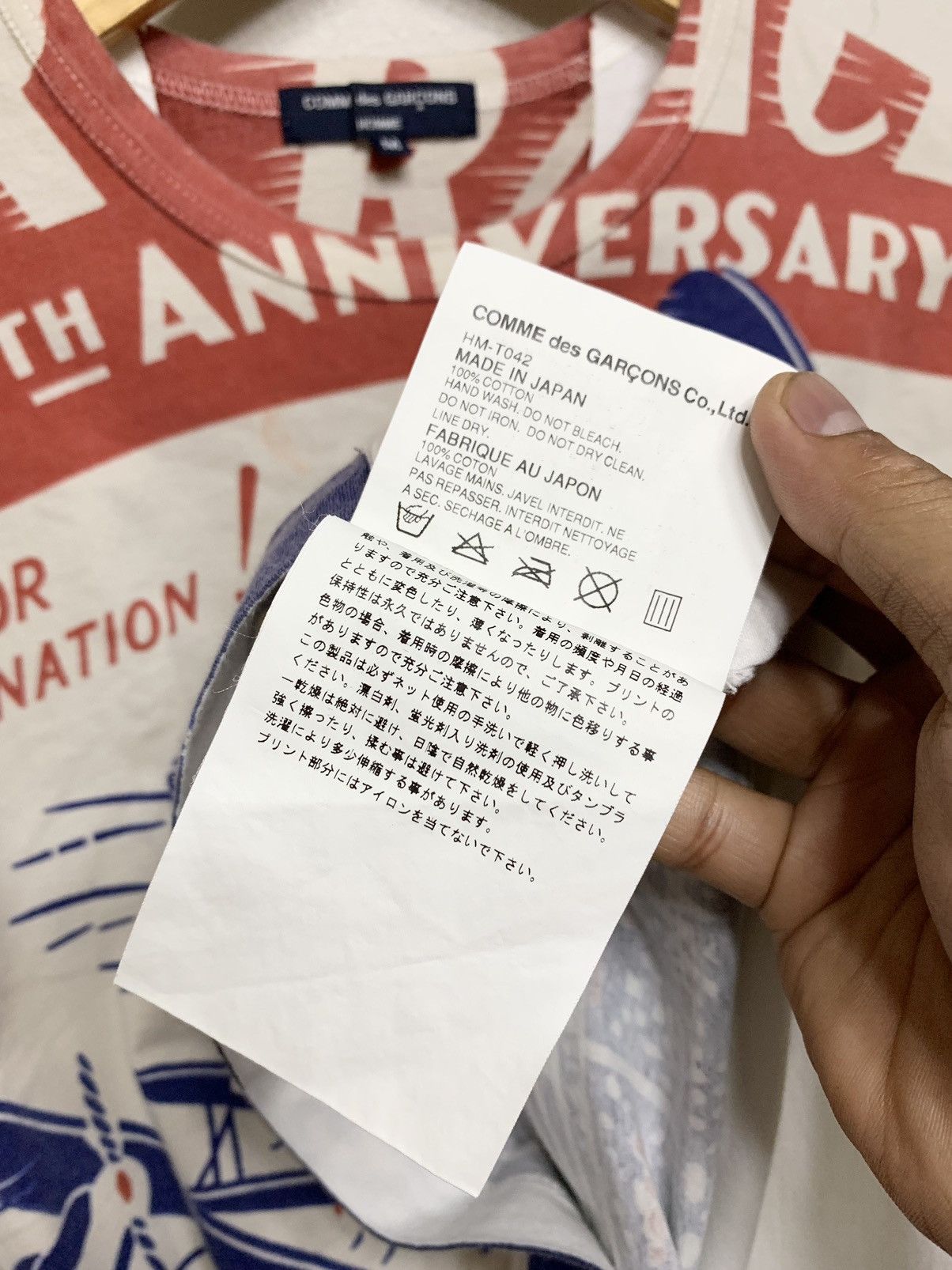Comme des Garcons × Comme des Garcons Homme × Japanese Brand COMME DES GARCONS HOMME AIR RACES 10TH ANNIVERSSARY SHIRT Size US M / EU 48-50 / 2 - 8 Thumbnail