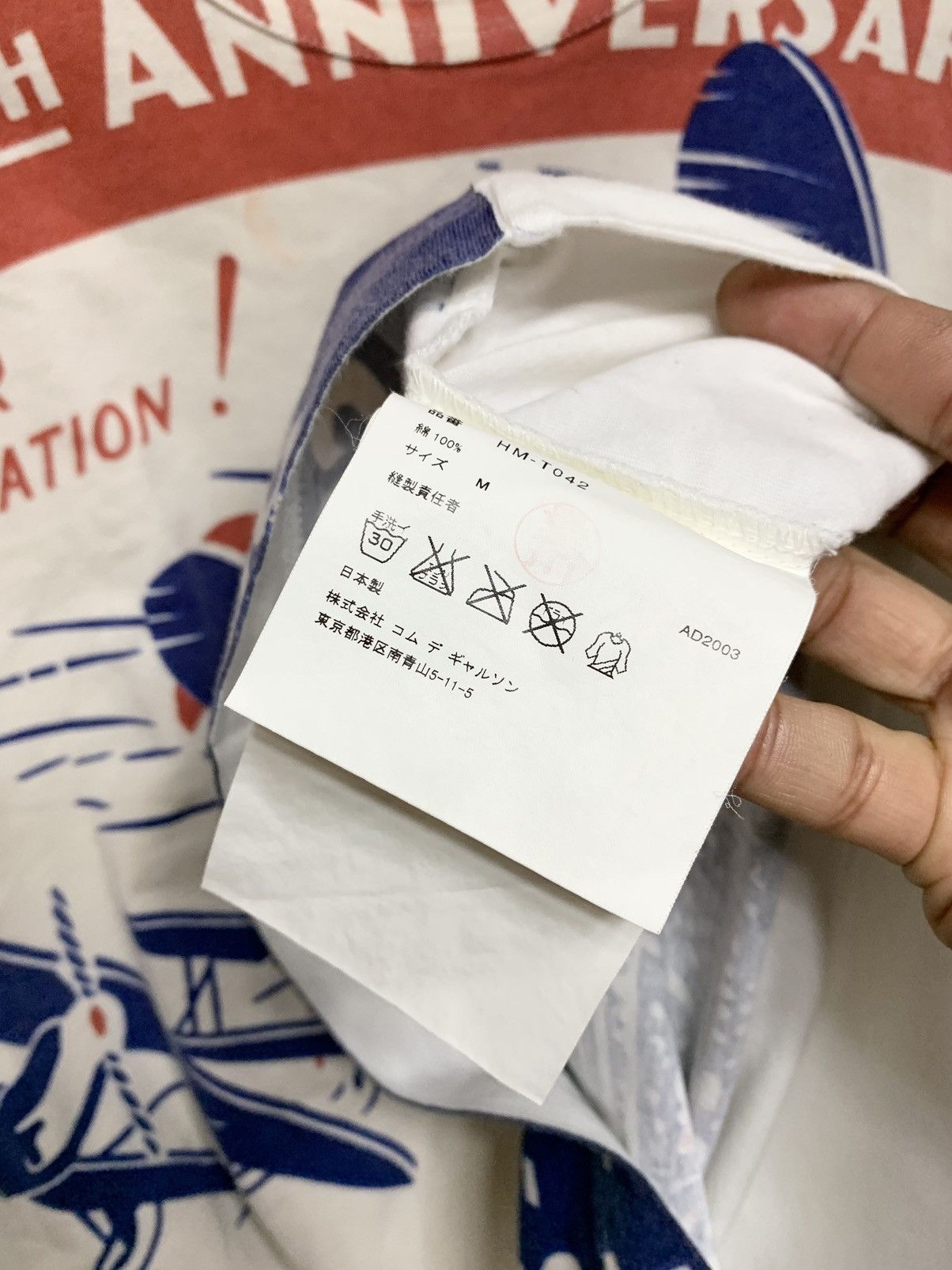 Comme des Garcons × Comme des Garcons Homme × Japanese Brand COMME DES GARCONS HOMME AIR RACES 10TH ANNIVERSSARY SHIRT Size US M / EU 48-50 / 2 - 7 Thumbnail