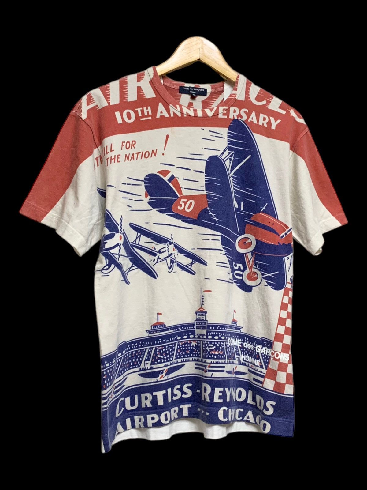 Comme des Garcons × Comme des Garcons Homme × Japanese Brand COMME DES GARCONS HOMME AIR RACES 10TH ANNIVERSSARY SHIRT Size US M / EU 48-50 / 2 - 5 Thumbnail