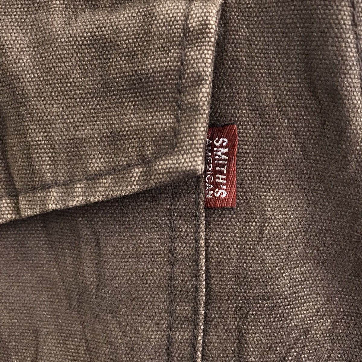 Vintage SMITH’S AMERICAN Workwear Chore Denim Jeans Jacket Size US L / EU 52-54 / 3 - 3 Thumbnail