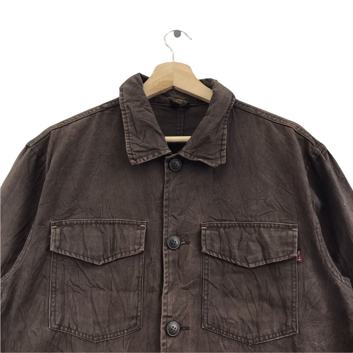 Vintage SMITH’S AMERICAN Workwear Chore Denim Jeans Jacket Size US L / EU 52-54 / 3 - 2 Thumbnail