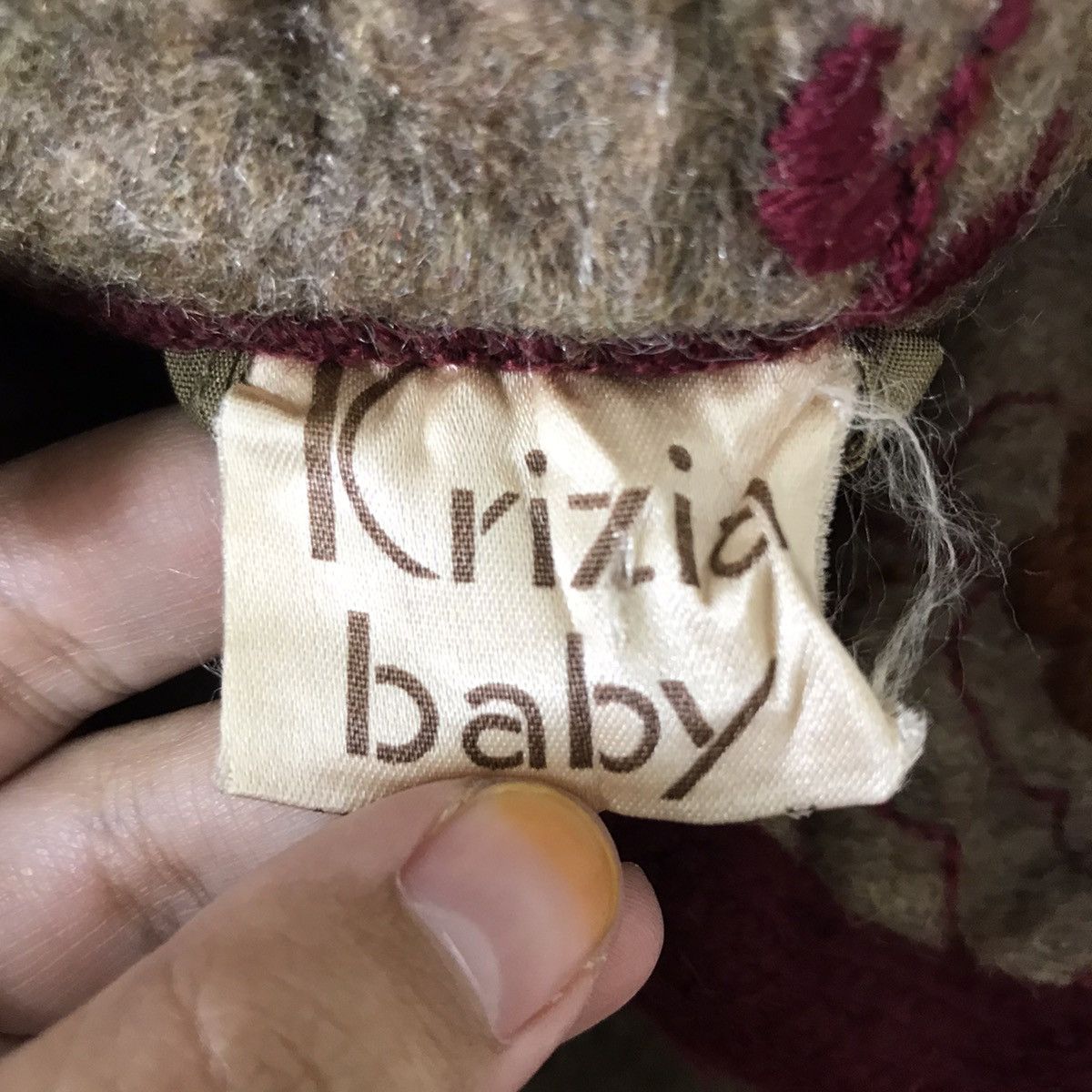 Vintage 90s KRIZIA BABY Italian Designer Brand Flower Wool Jacket Size US S / EU 44-46 / 1 - 5 Thumbnail