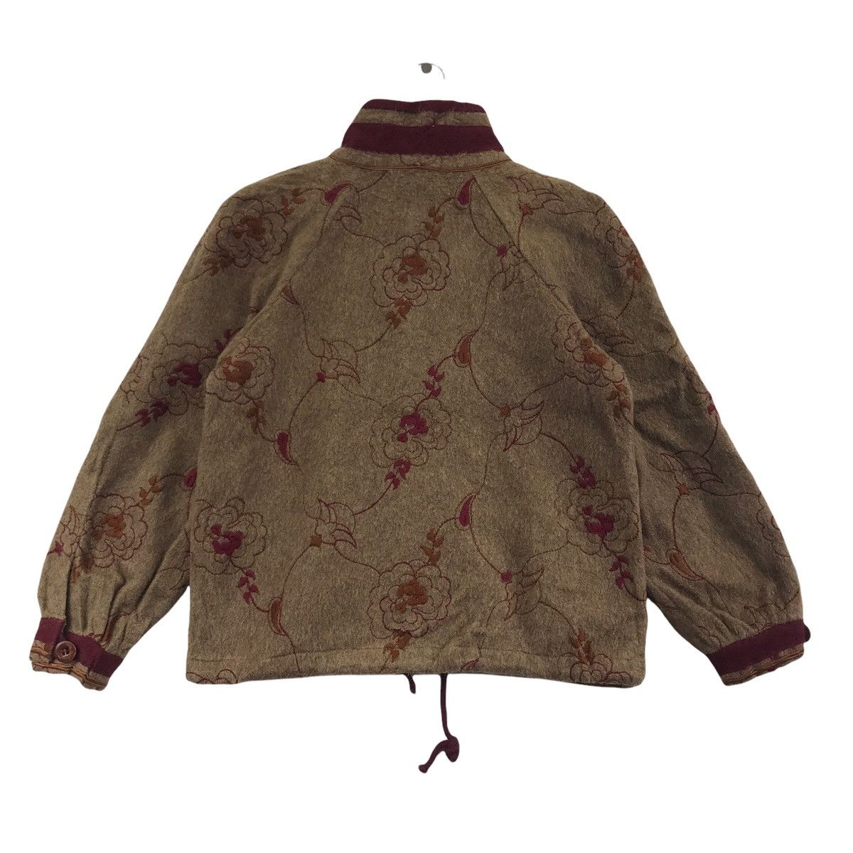 Vintage 90s KRIZIA BABY Italian Designer Brand Flower Wool Jacket Size US S / EU 44-46 / 1 - 8 Thumbnail