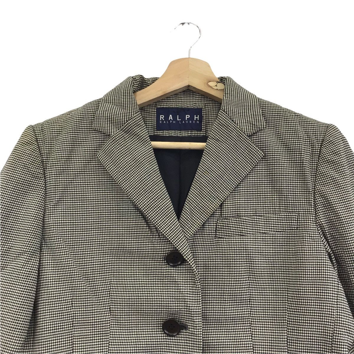 Ralph Lauren RALPH By RALPH LAUREN Rl Houndstooth Wool Coat Jacket Polo Size US S / EU 44-46 / 1 - 2 Thumbnail