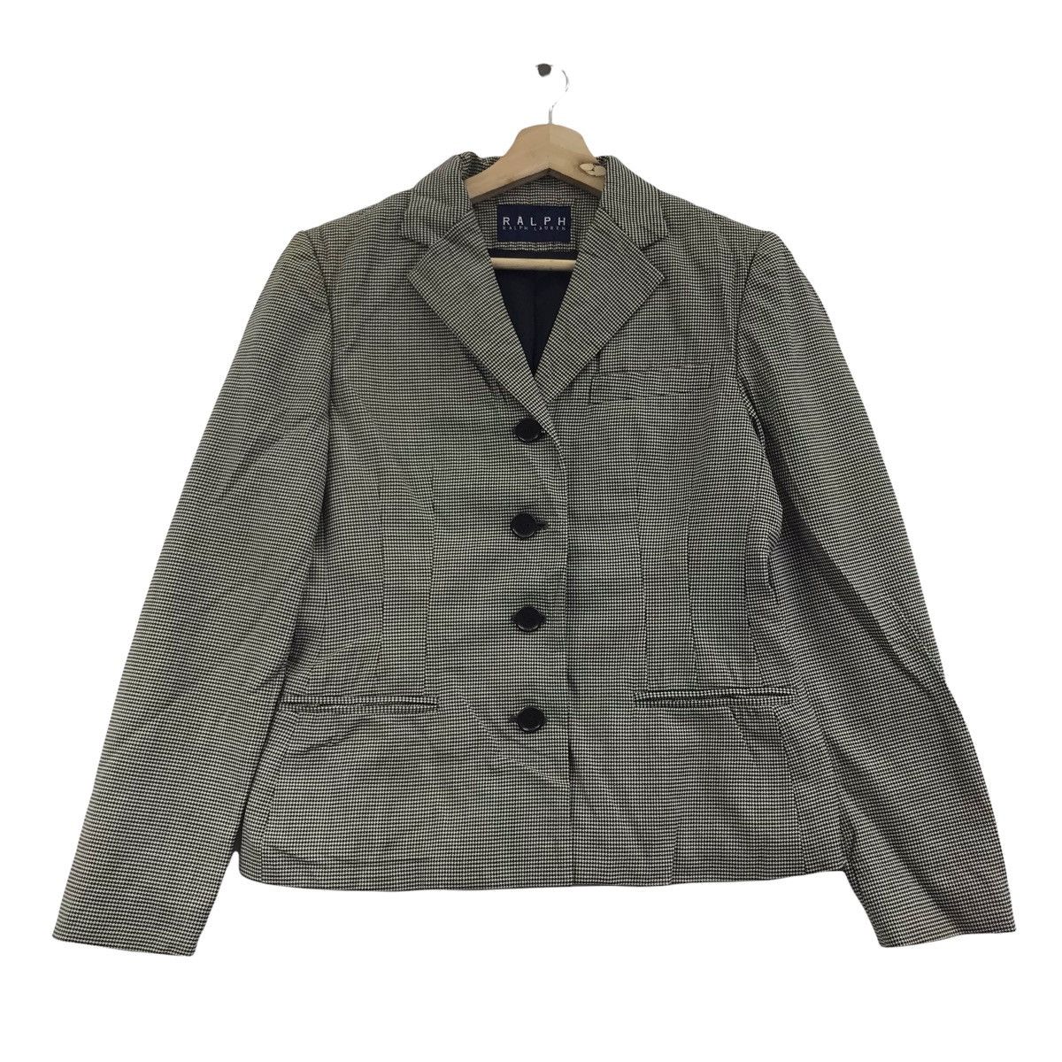 Ralph Lauren RALPH By RALPH LAUREN Rl Houndstooth Wool Coat Jacket Polo Size US S / EU 44-46 / 1 - 1 Thumbnail