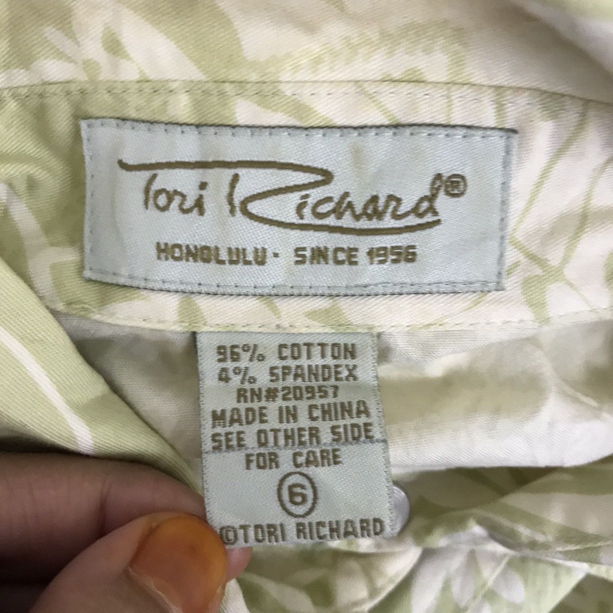 Tori Richard TORI RICHARD HONOLULU Hawaii Overprint Button Jacket Size US M / EU 48-50 / 2 - 4 Thumbnail