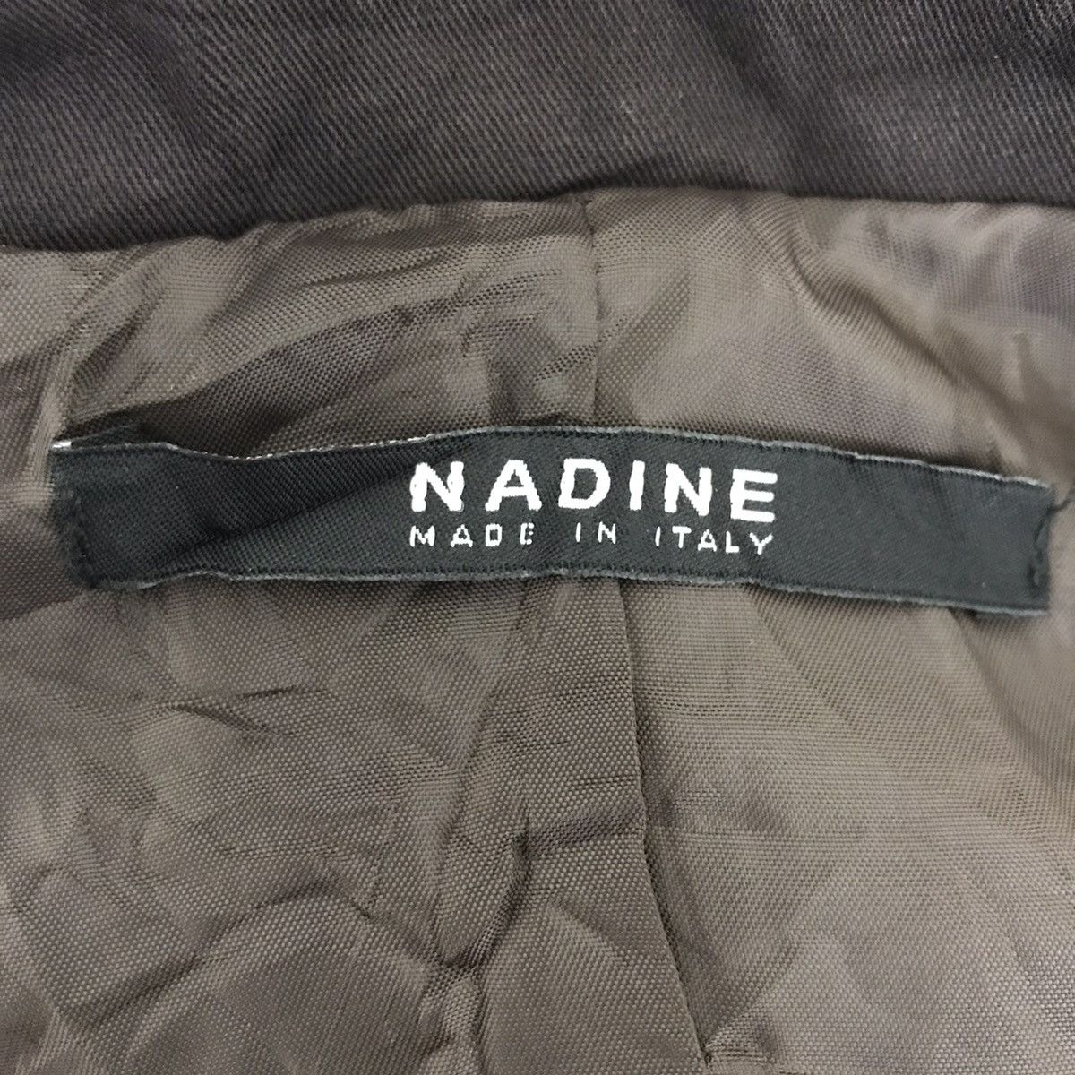 Vintage NADINE ITALY Designer Brand Button Back Coat Jacket Blazer Size US S / EU 44-46 / 1 - 3 Thumbnail