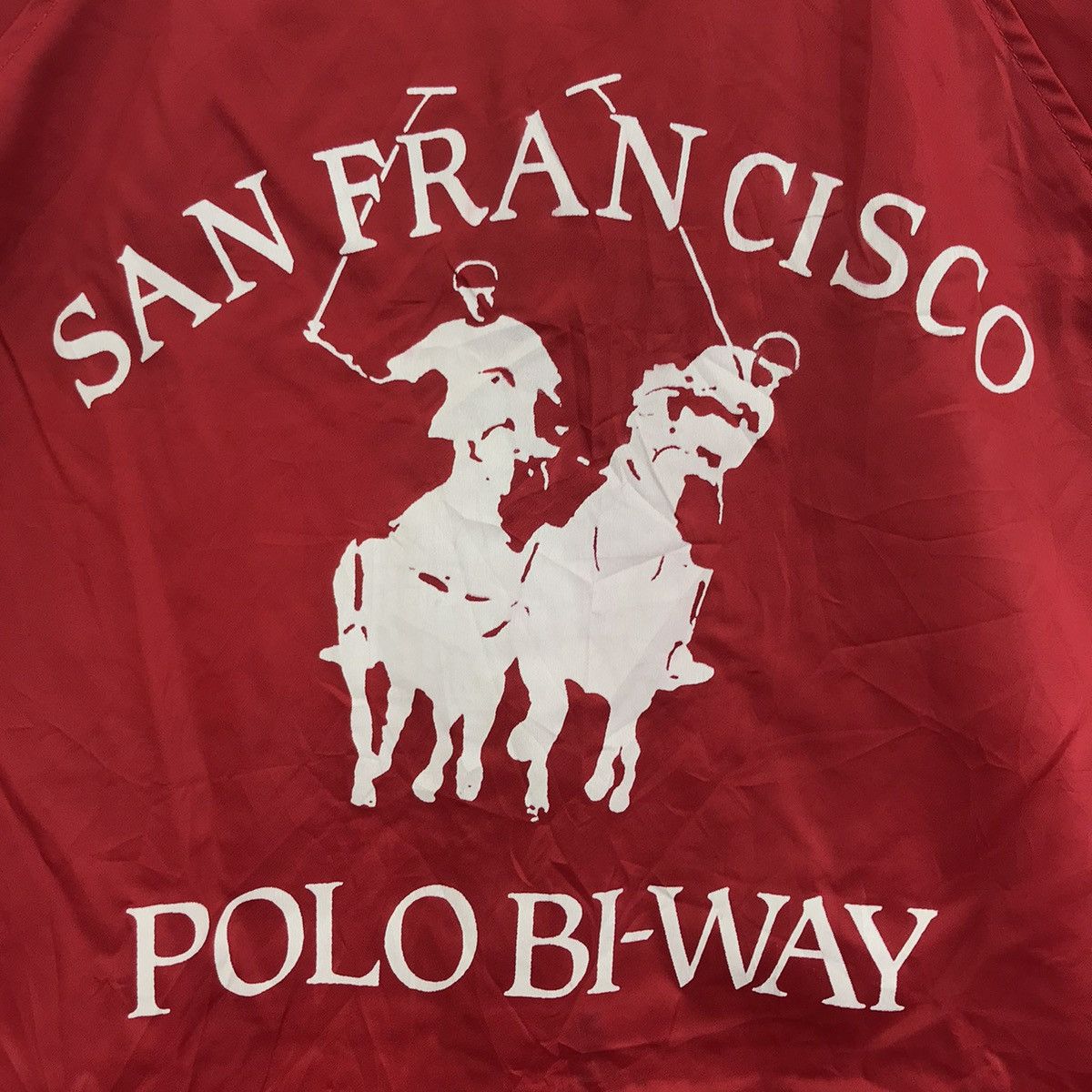 Polo Ralph Lauren Vintage POLO BI-WAY San Francisco RedCoach JacketWindbreaker Size US M / EU 48-50 / 2 - 2 Thumbnail