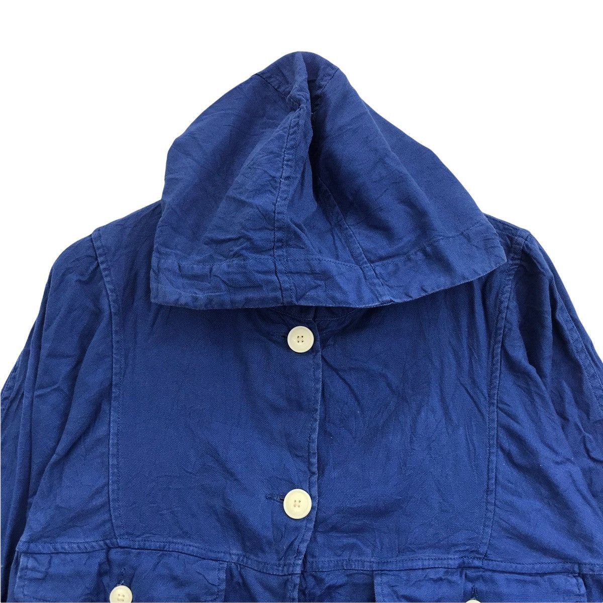 Japanese Brand COEN CO JAPAN Brand Designer Blue Hoodie Coat Jacket Size US L / EU 52-54 / 3 - 2 Thumbnail