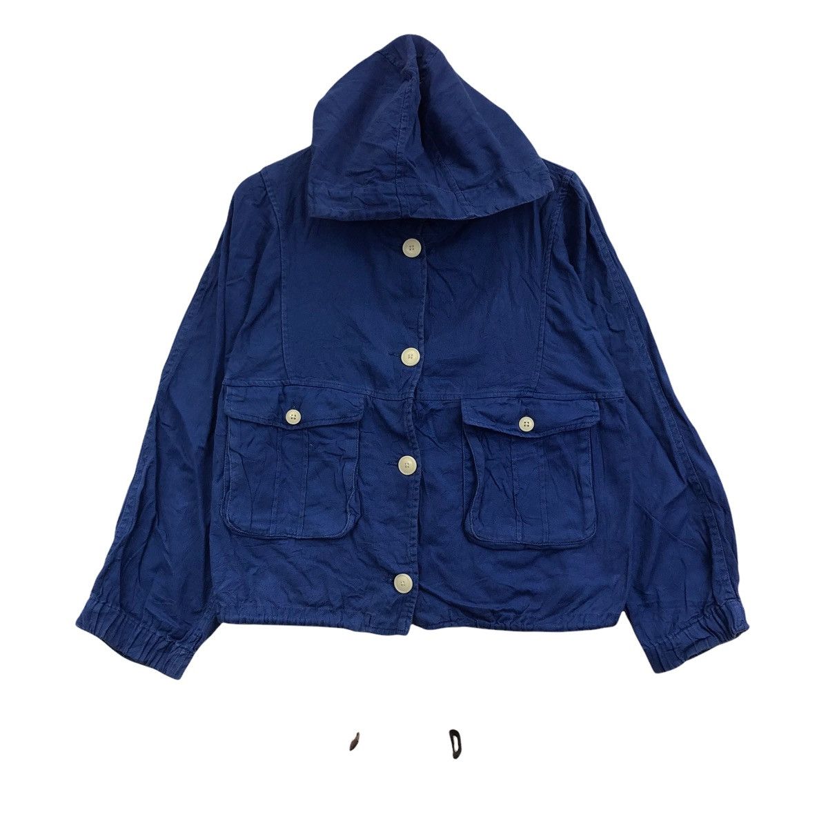 Japanese Brand COEN CO JAPAN Brand Designer Blue Hoodie Coat Jacket Size US L / EU 52-54 / 3 - 1 Thumbnail