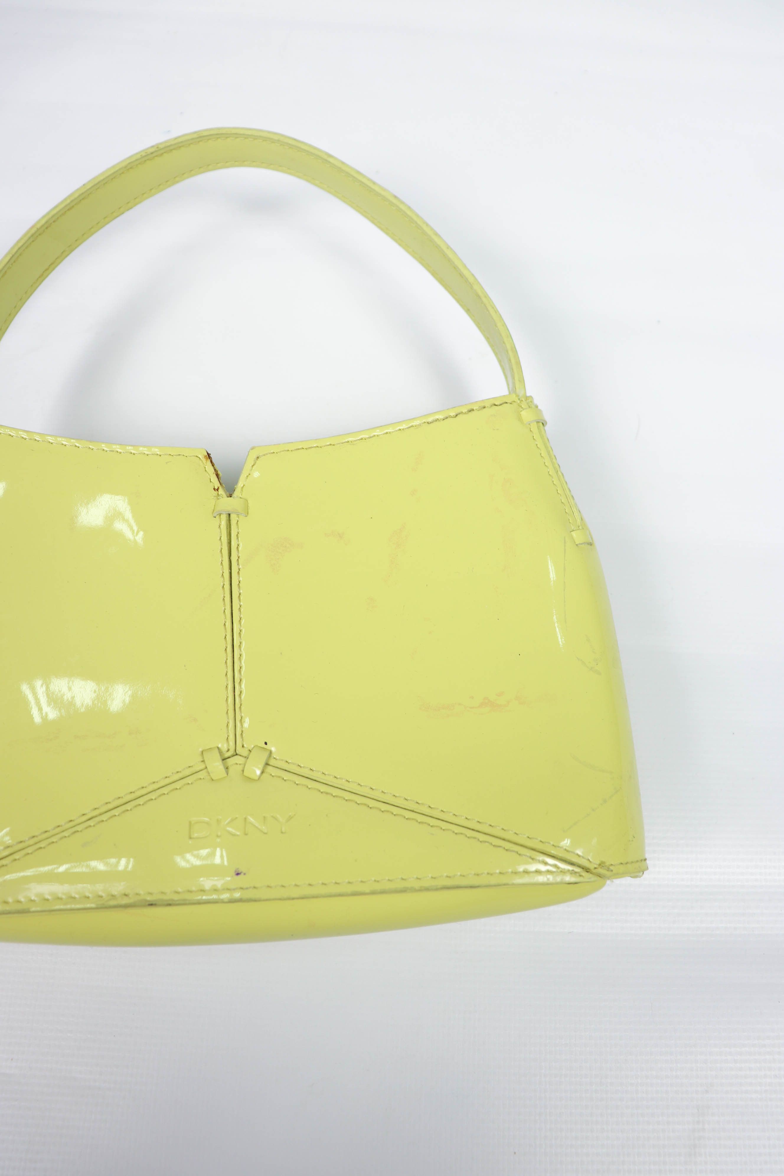 DKNY Donna Karan New York DKNY Lackered Leather Mini Hand Bag Size ONE SIZE - 5 Thumbnail