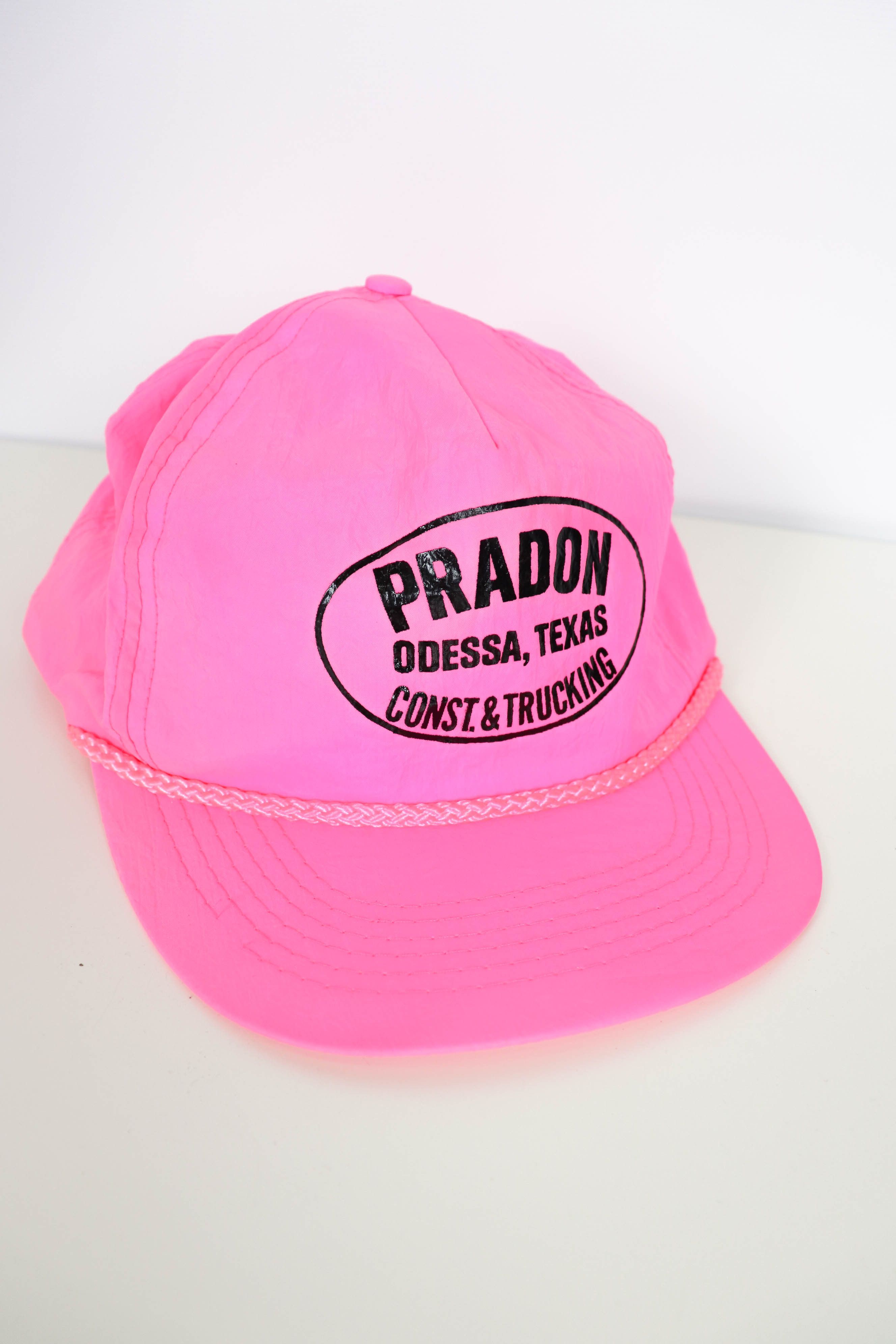 Vintage Gold Medal Pradon Odessa Headwear 90s Pink Cap Cap Hat Size ONE SIZE - 1 Thumbnail