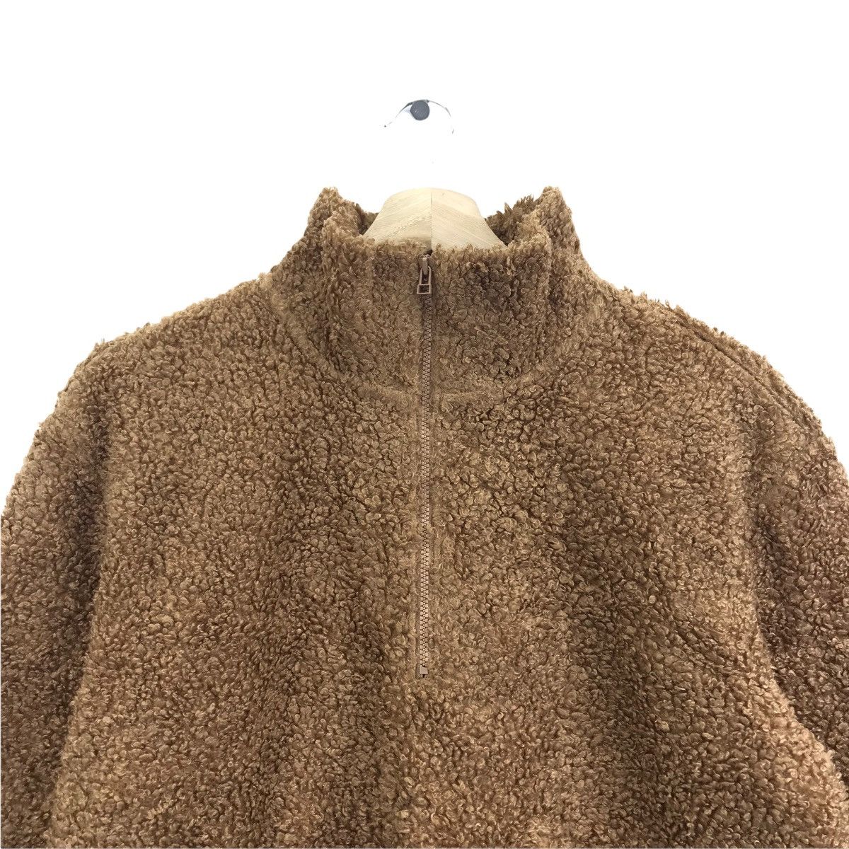 Uniqlo UNIQLO Japan Brand Deep Pile Retro Sherpa Jacket Half Zipper Size US L / EU 52-54 / 3 - 2 Thumbnail