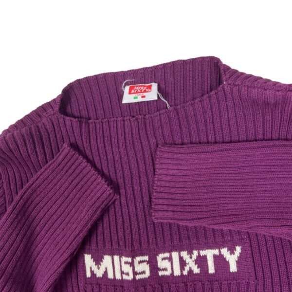 Miss Sixty × Vintage Vintage Y2K Miss Sixty Striped Sweater Size S / US 4 / IT 40 - 4 Thumbnail