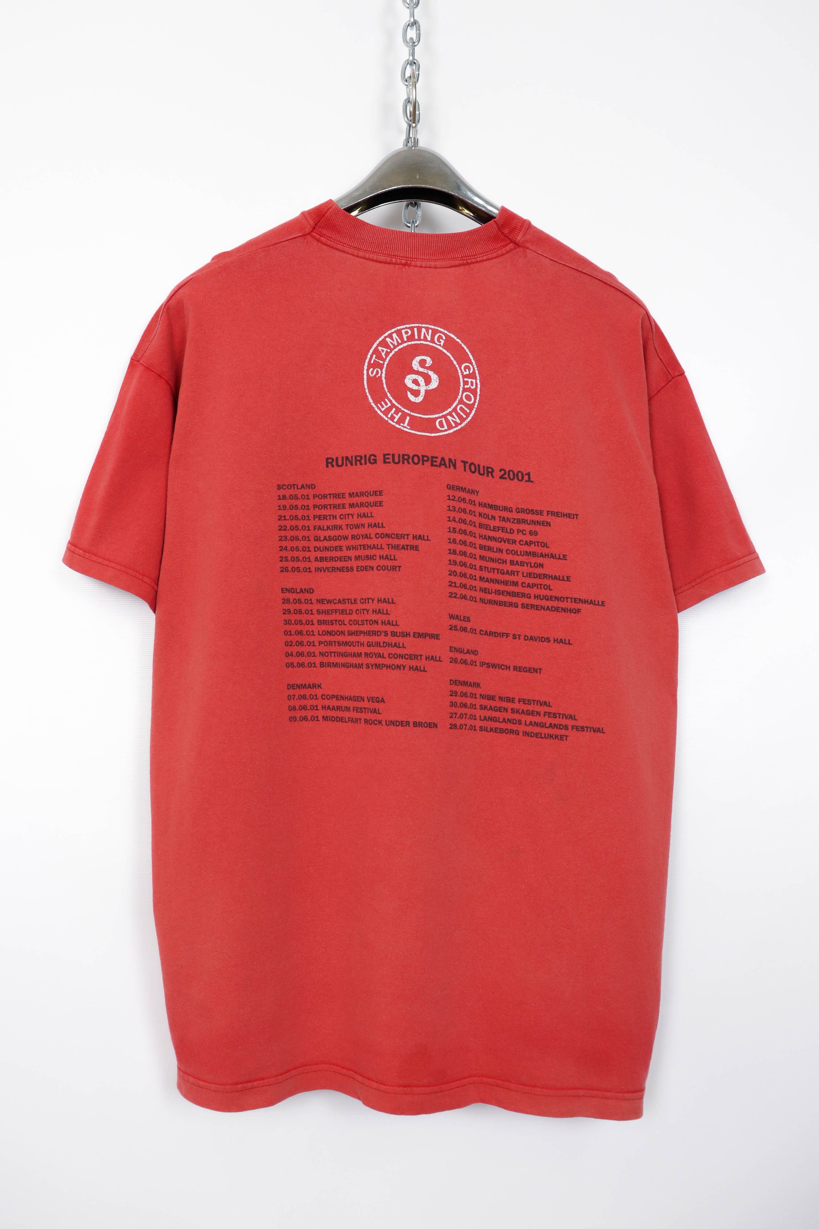Band Tees Runrig The Stamping Ground Tour Vintage Thrashed 2001 Tee Size US XL / EU 56 / 4 - 2 Thumbnail