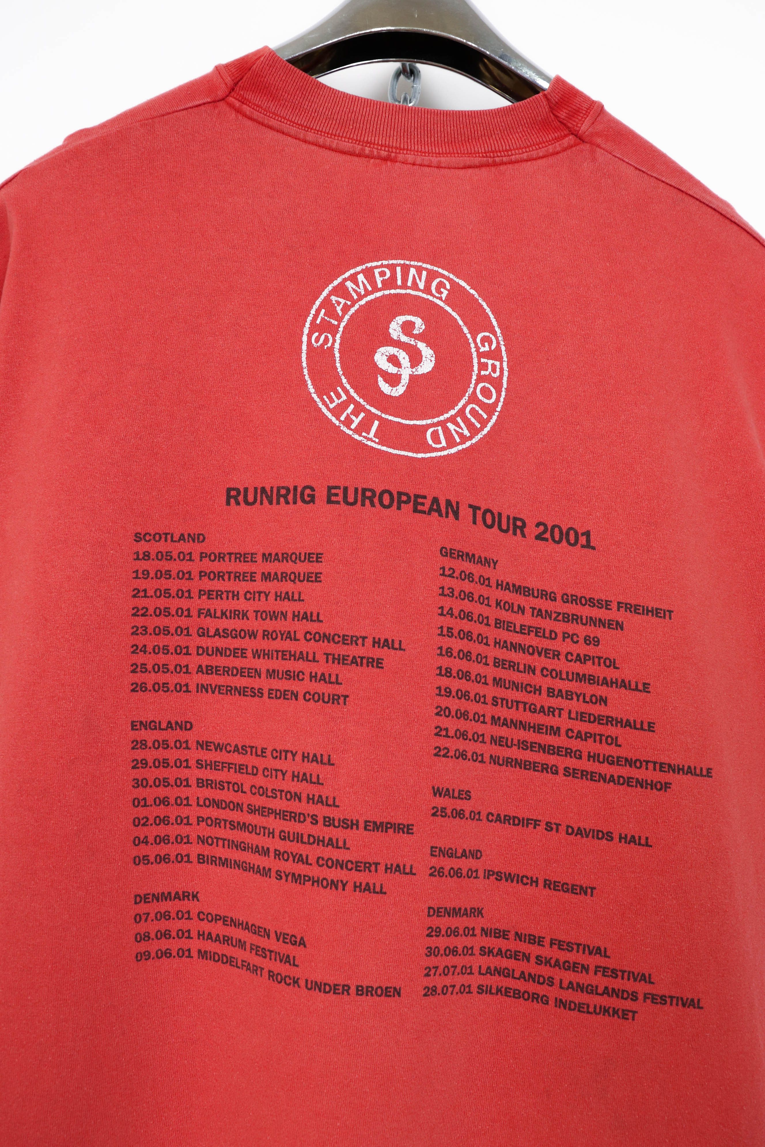 Band Tees Runrig The Stamping Ground Tour Vintage Thrashed 2001 Tee Size US XL / EU 56 / 4 - 9 Thumbnail