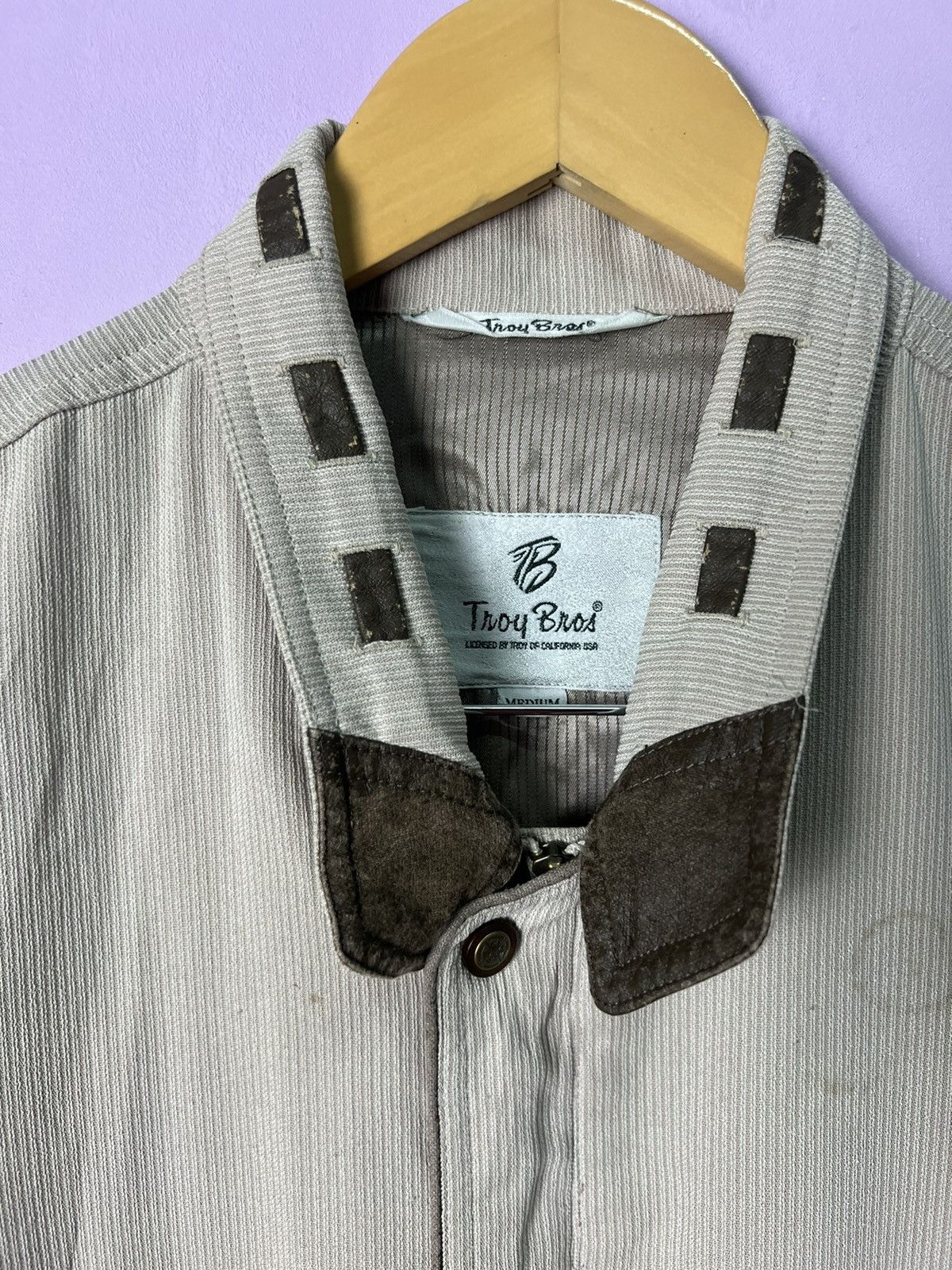Japanese Brand 🔥Vintage Distressed Troy Bros Chore Jacket Size US M / EU 48-50 / 2 - 8 Thumbnail