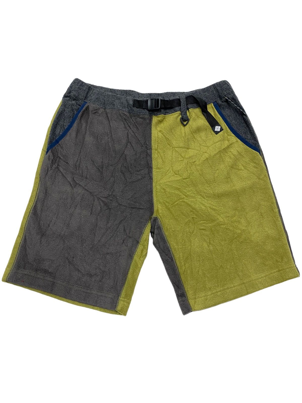 Vintage Columbia Fleece Color Block Shorts Pants (B9)