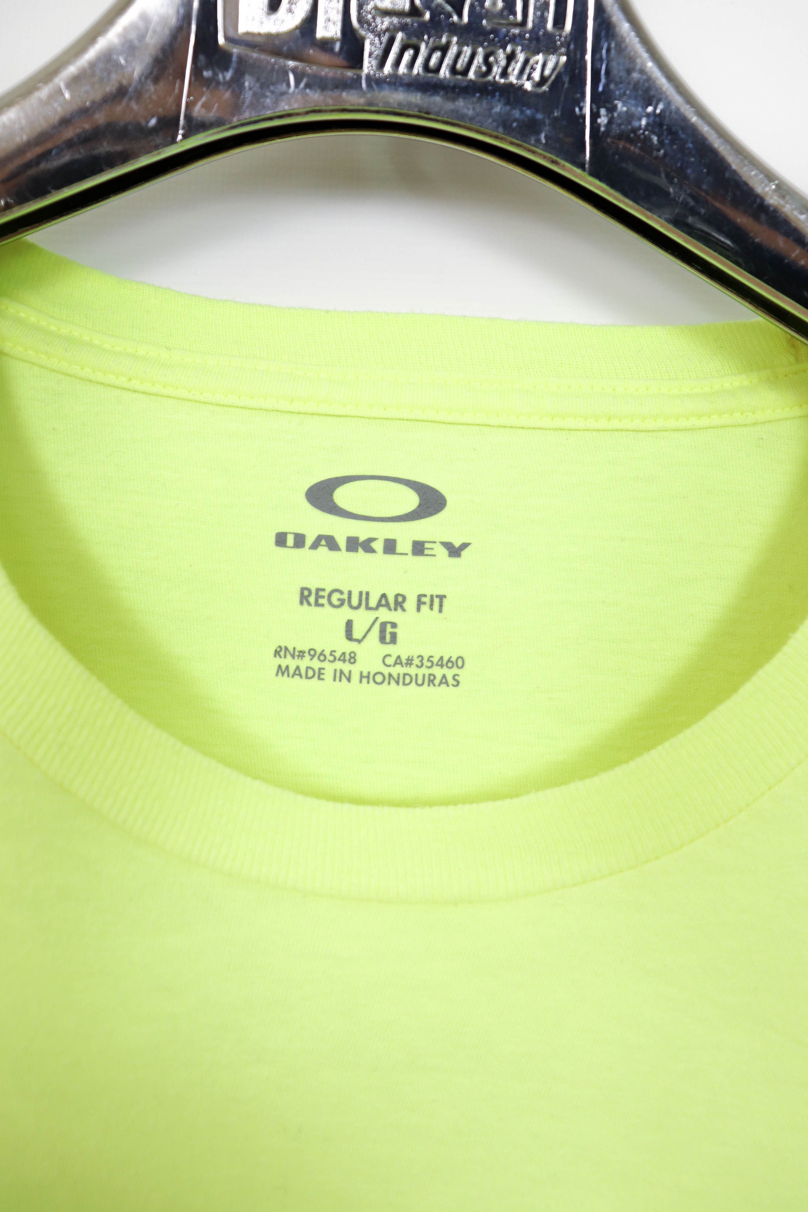 Oakley Oakley Acid Neon Green Printed Logo T-shirt Tee Size US L / EU 52-54 / 3 - 5 Thumbnail