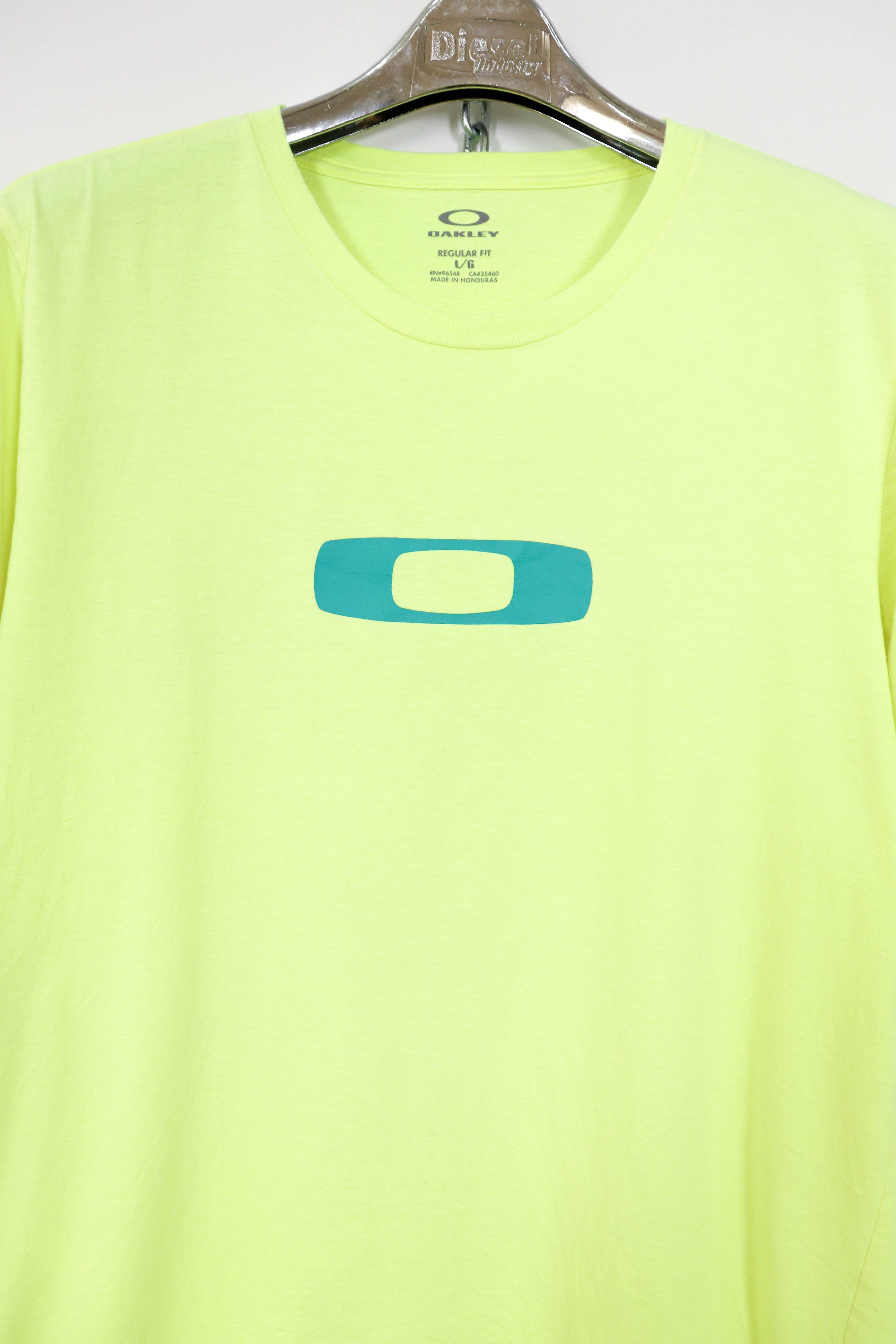 Oakley Oakley Acid Neon Green Printed Logo T-shirt Tee Size US L / EU 52-54 / 3 - 3 Thumbnail