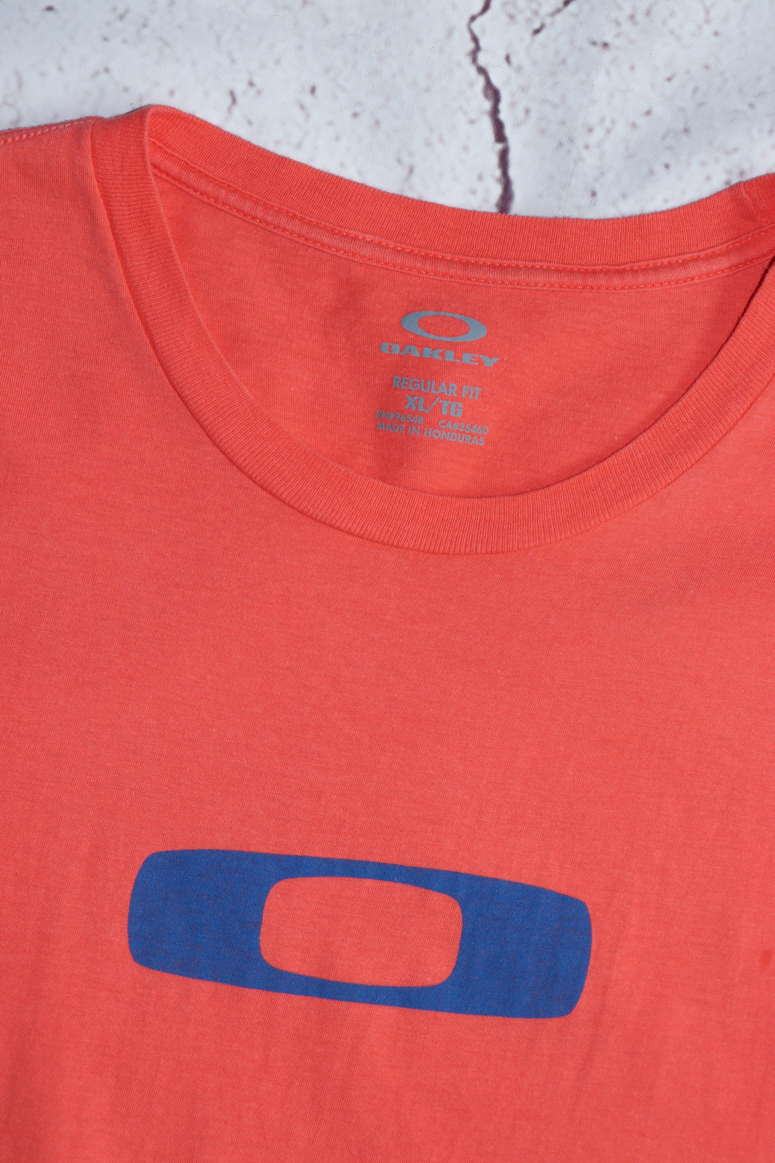 Oakley Oakley Big Logo Coral Orange T-shirt Tee Size US XL / EU 56 / 4 - 4 Thumbnail