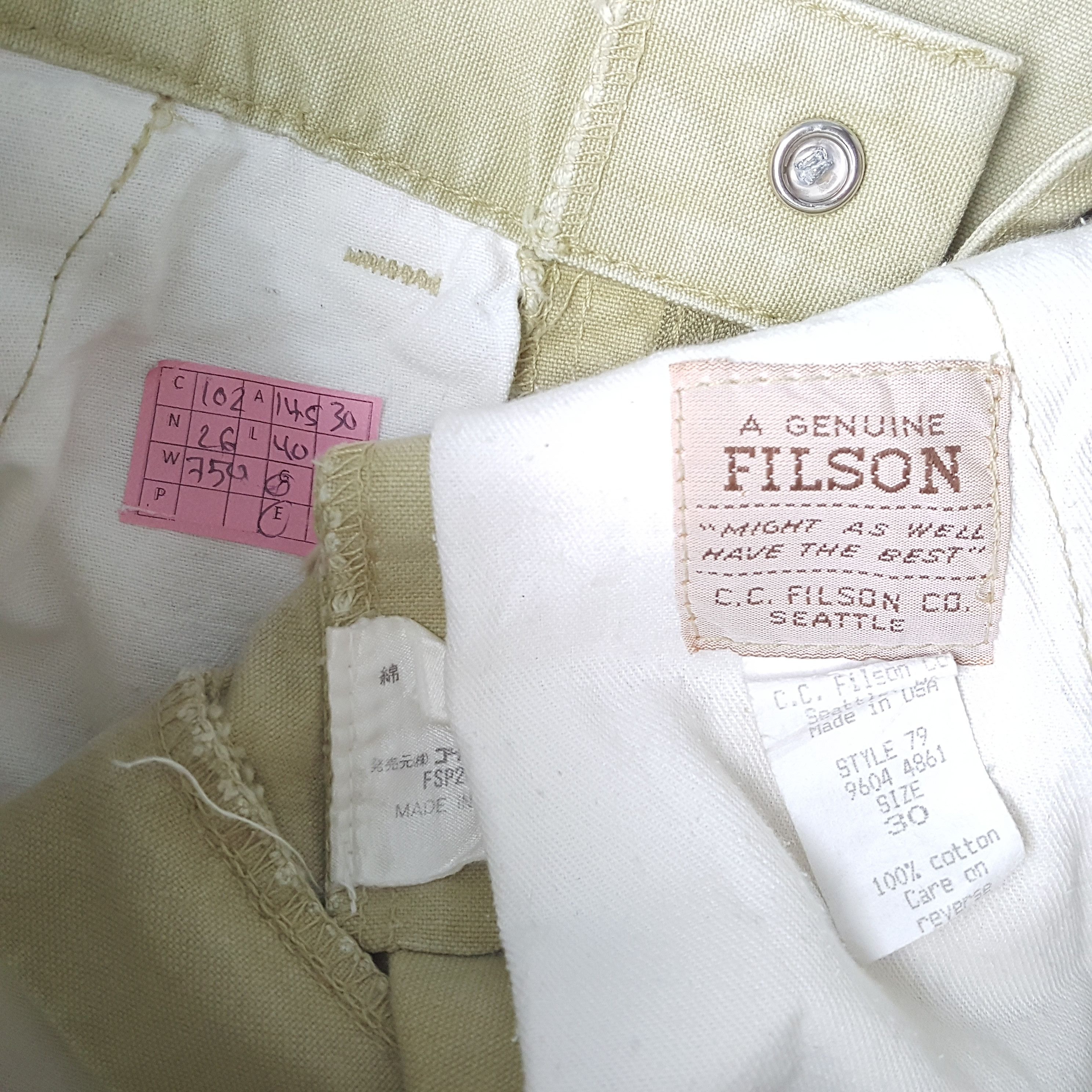 Filson × Vintage A GENUINE FILSON Japanese Streetwear Style Pants Size US 29 - 13 Thumbnail
