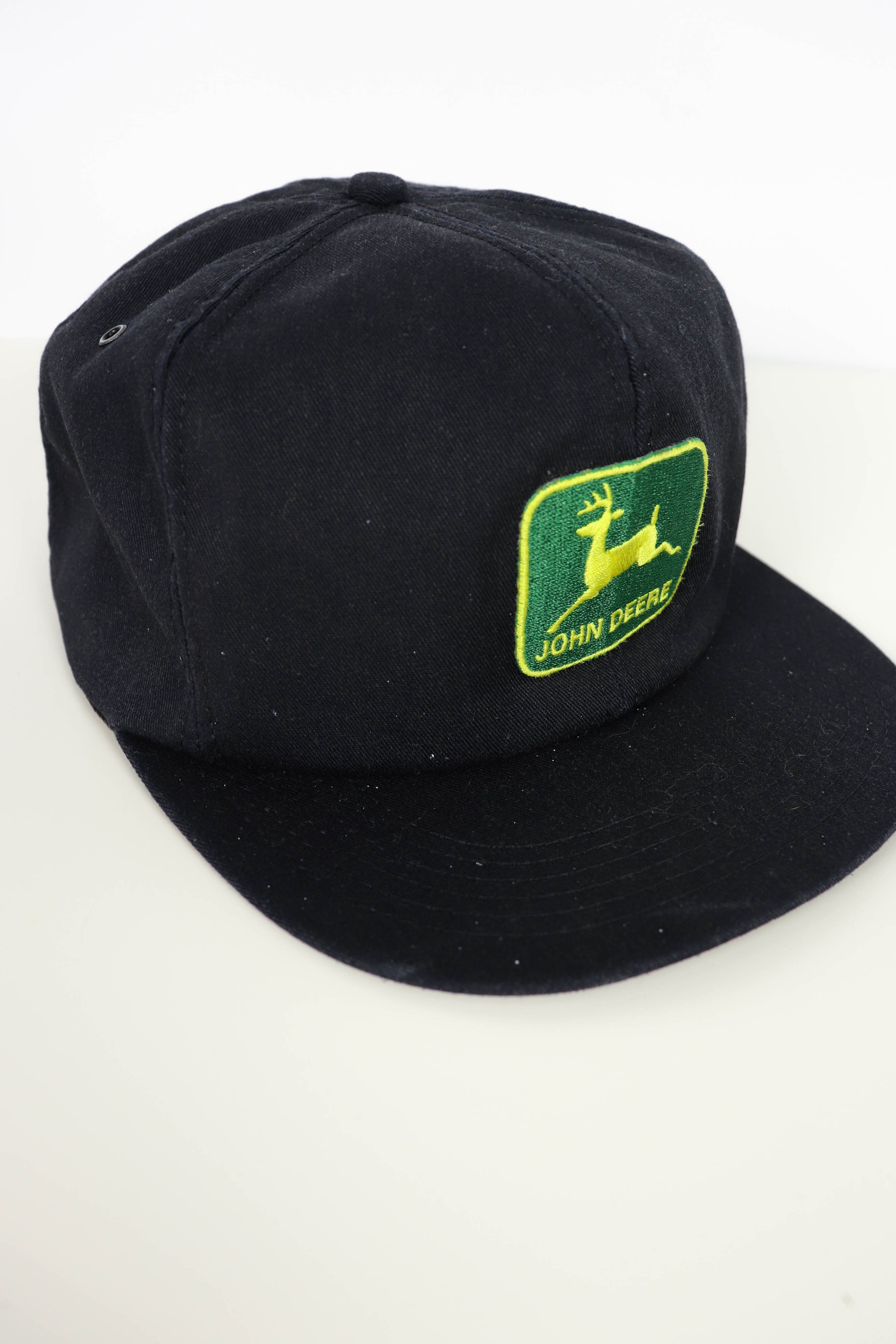 John Deere John Deere Vintage 90s K-Products Black Snapback Cap Hat Size ONE SIZE - 7 Thumbnail