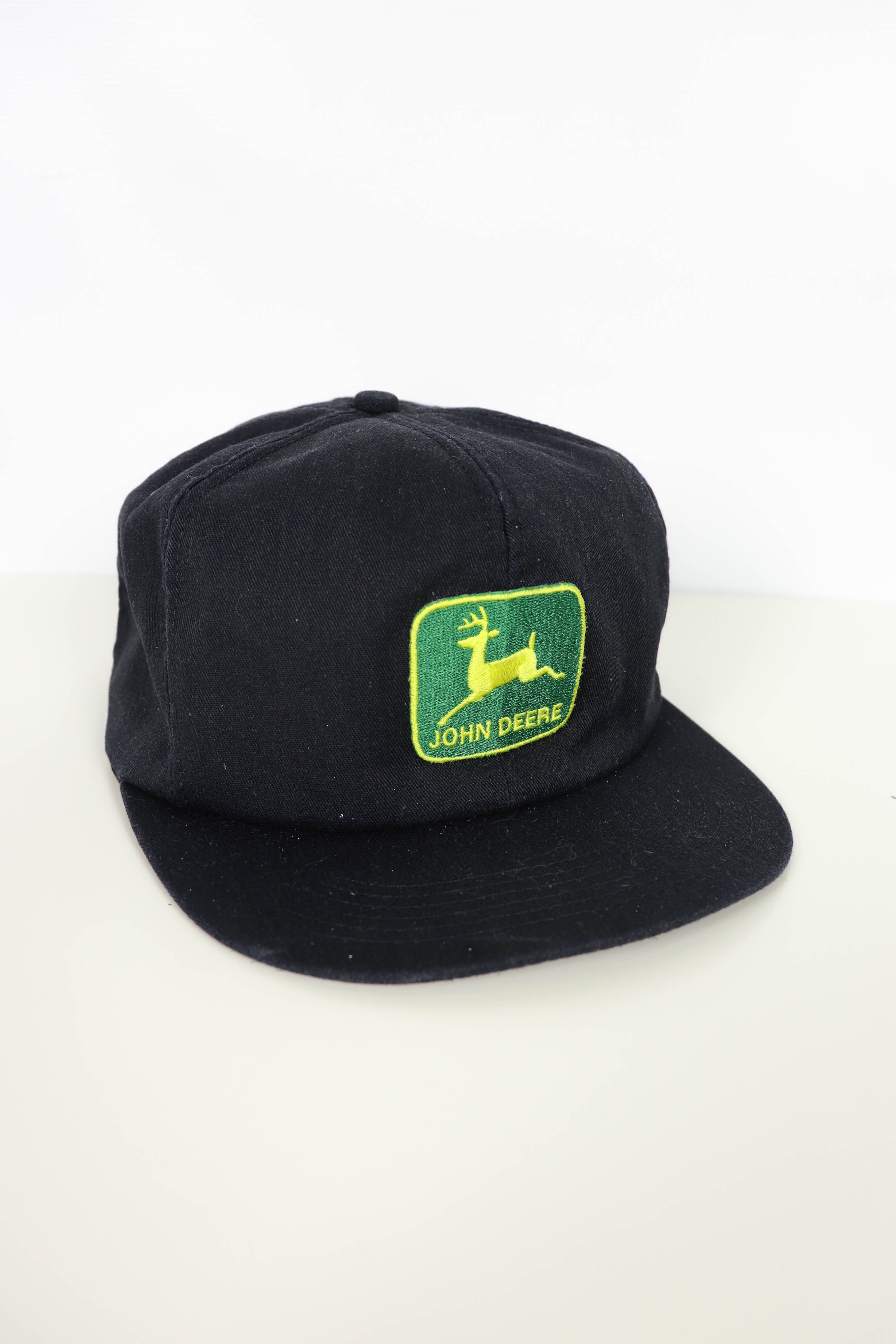 John Deere John Deere Vintage 90s K-Products Black Snapback Cap Hat Size ONE SIZE - 5 Thumbnail