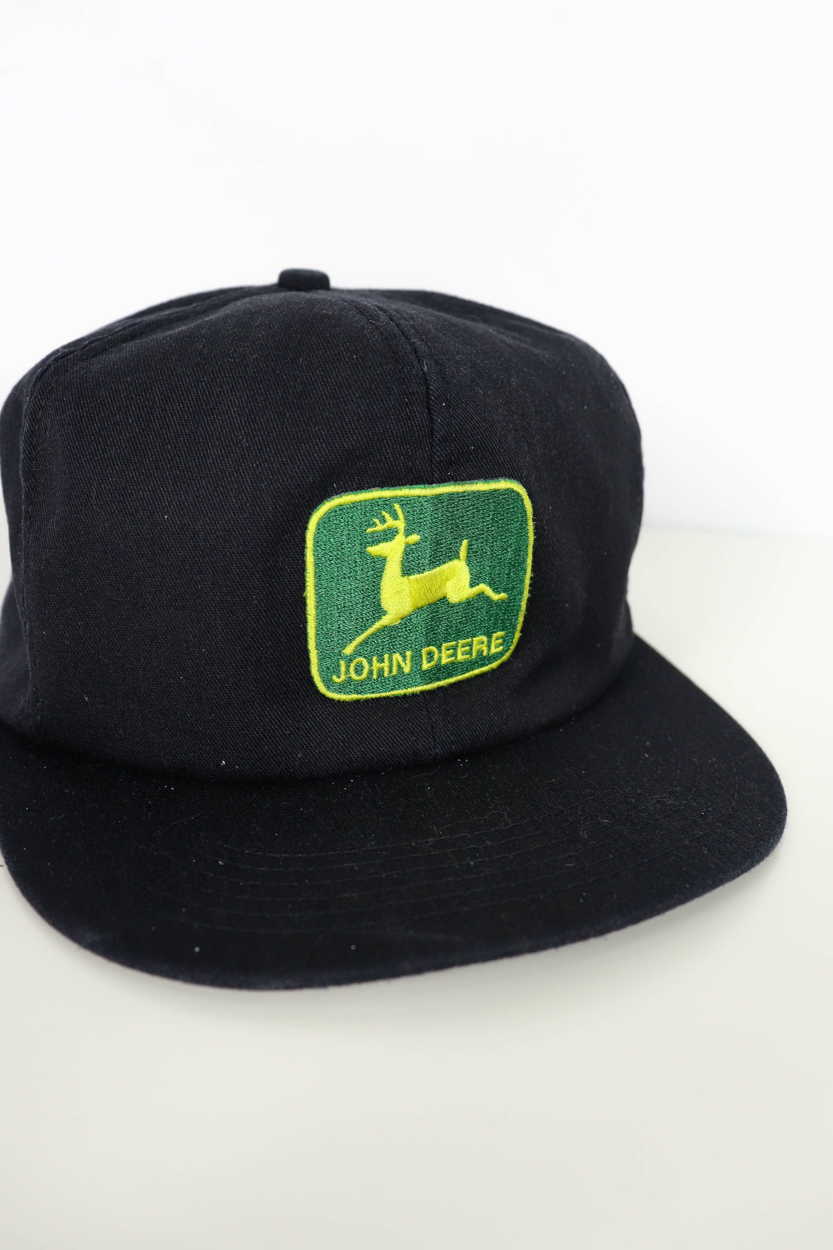 John Deere John Deere Vintage 90s K-Products Black Snapback Cap Hat Size ONE SIZE - 6 Thumbnail