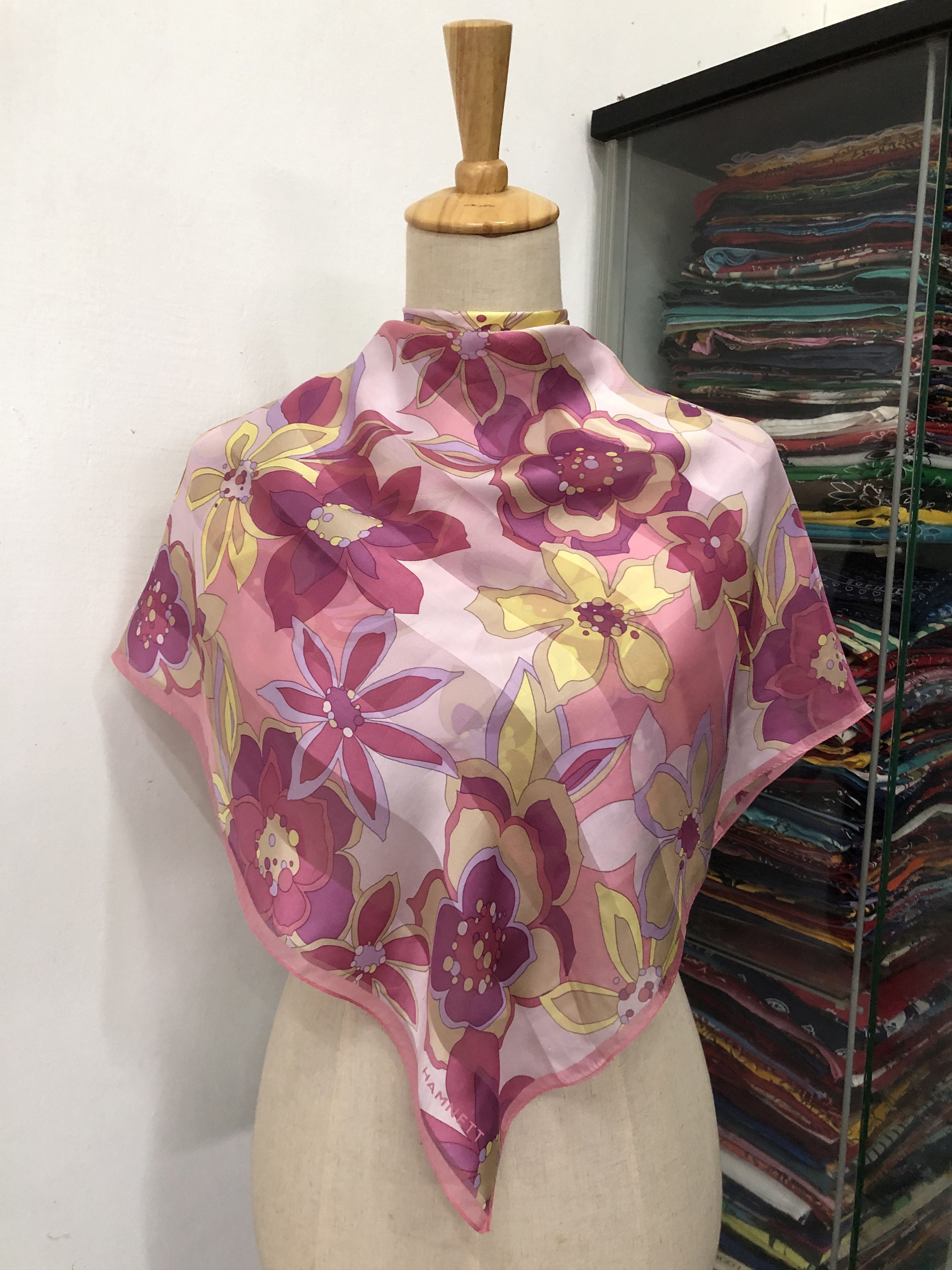 Vintage Hamnett Silk Scarf