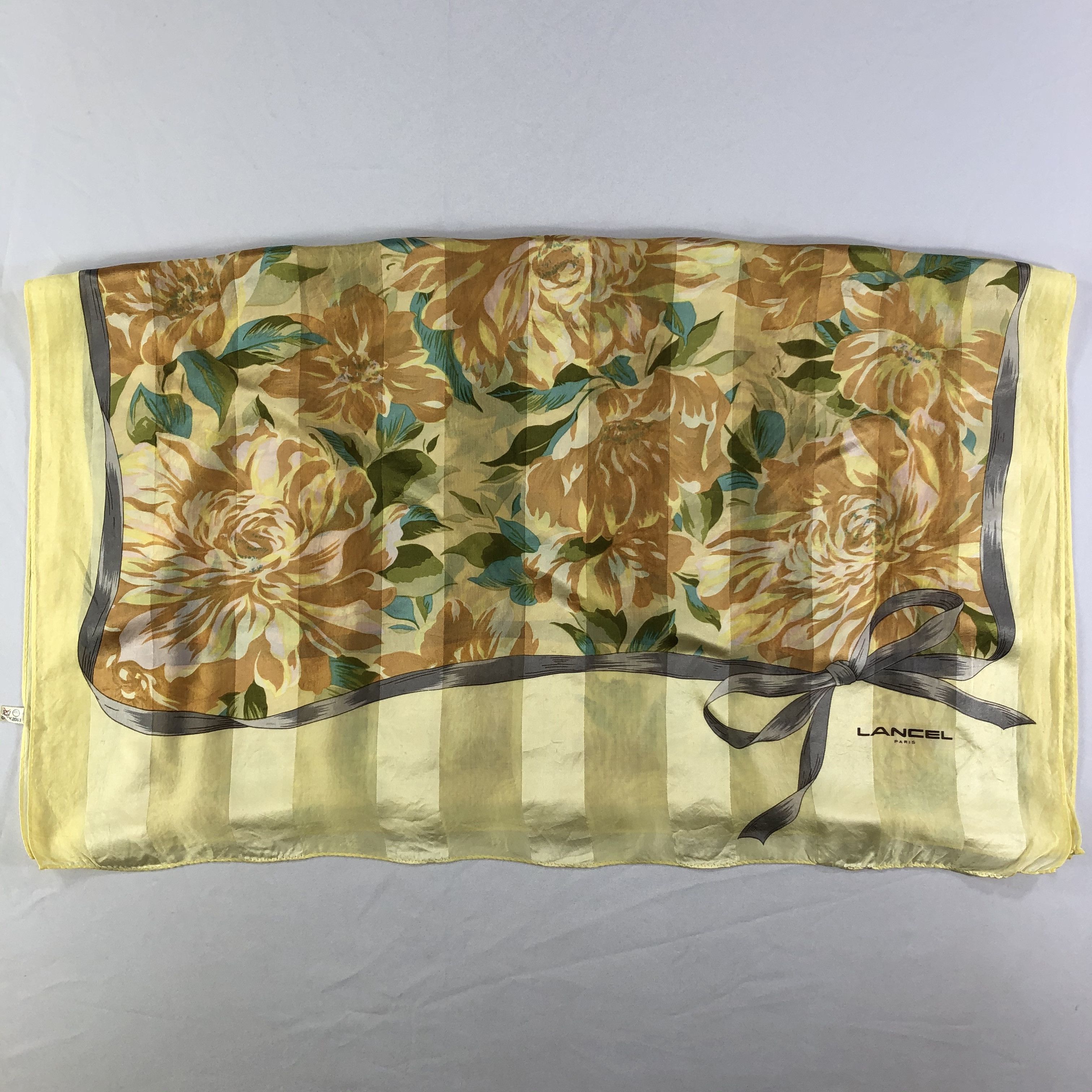 Vintage Lancel Silk Scarf