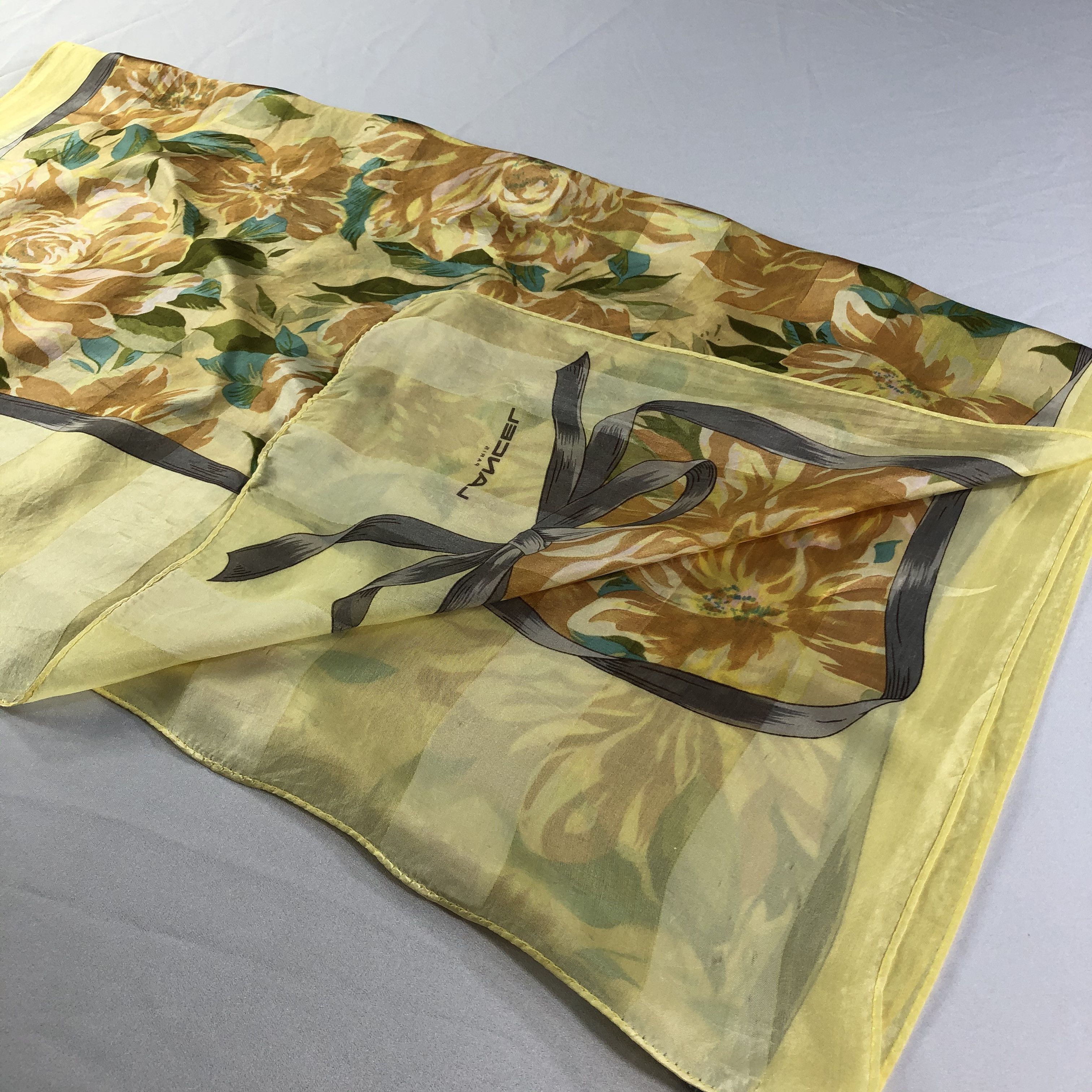 Vintage Lancel Silk Scarf
