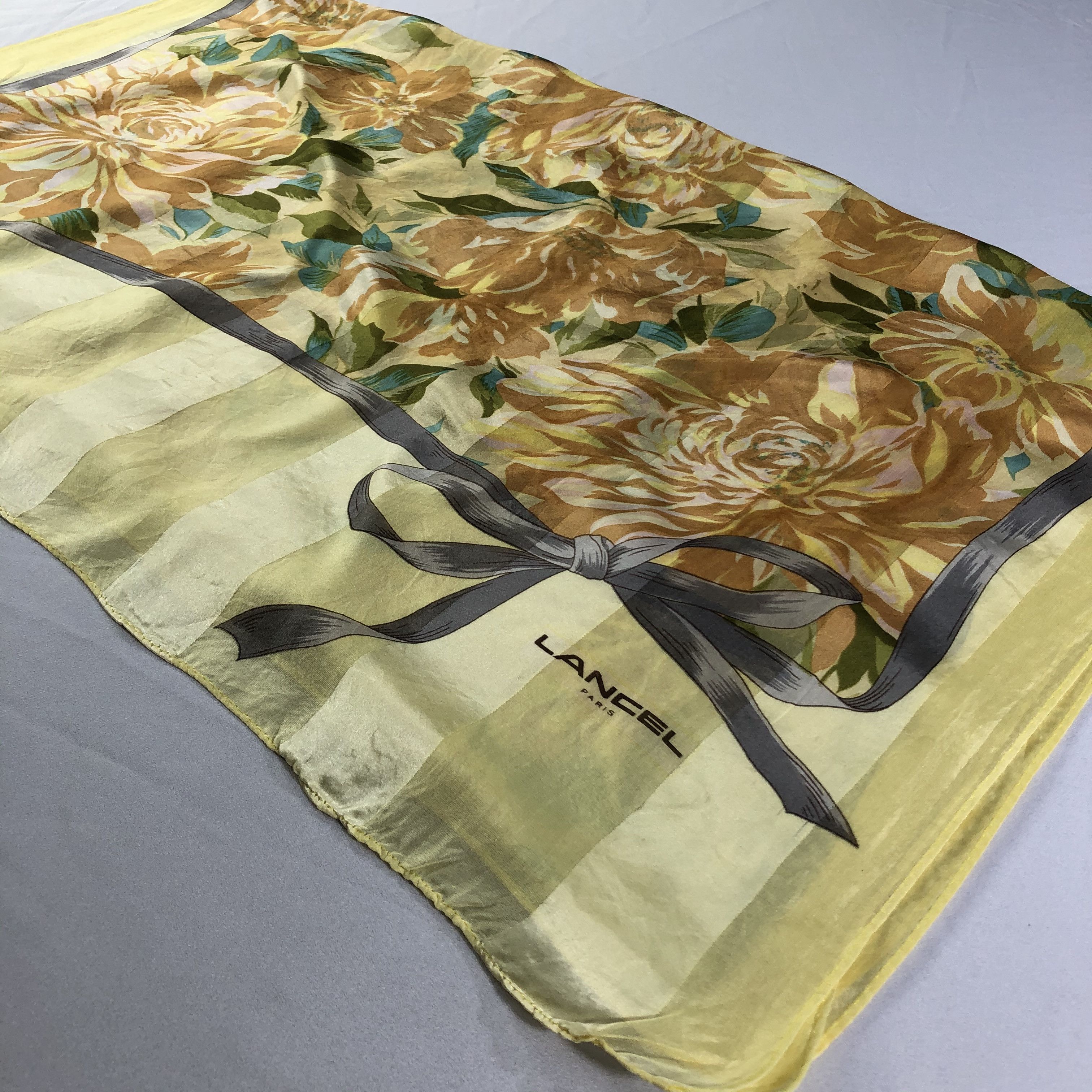 Vintage Lancel Silk Scarf