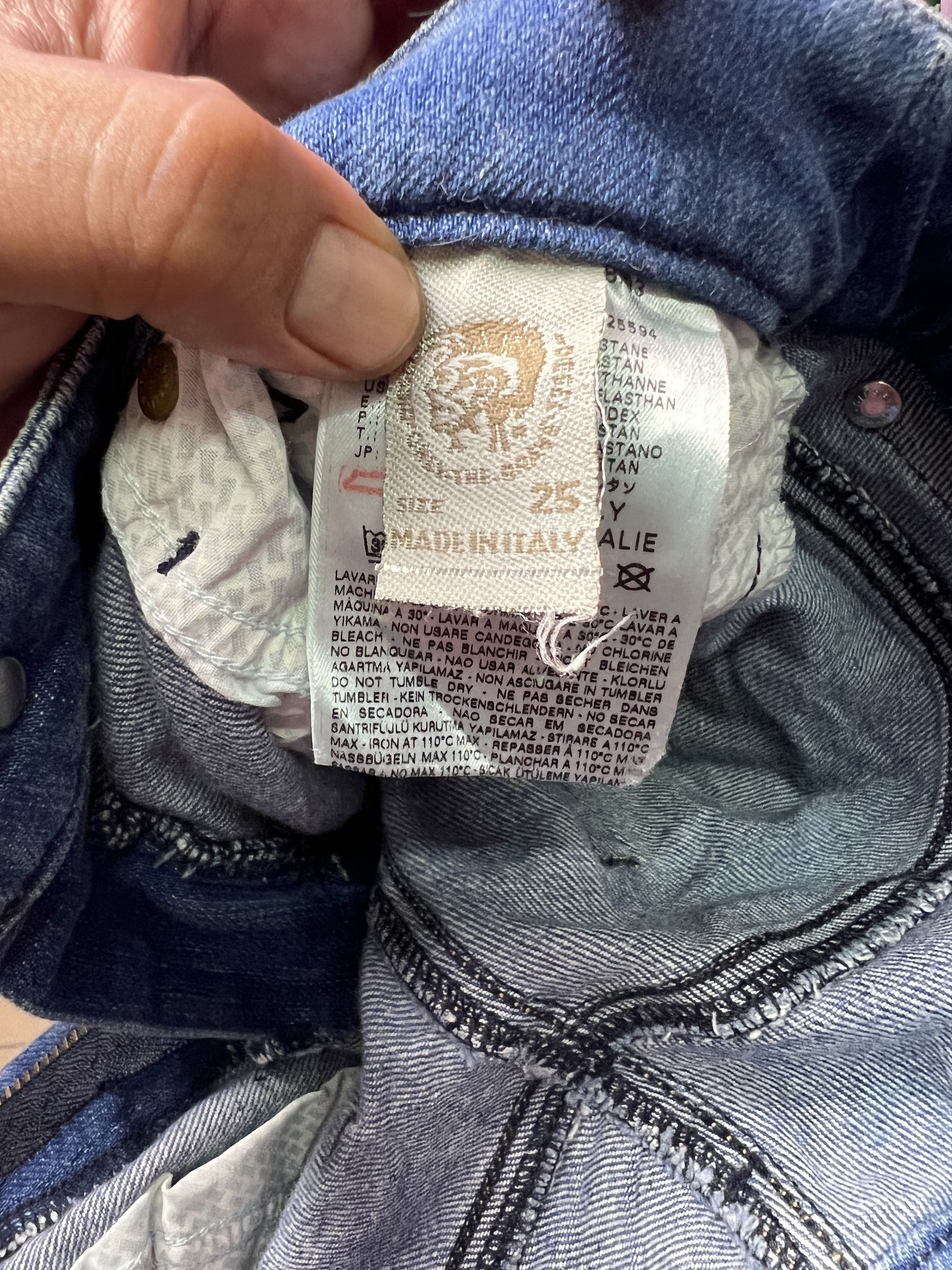 Diesel 🔥Vintage Diesel Distressed Denim Size 27" / US 4 / IT 40 - 18 Thumbnail