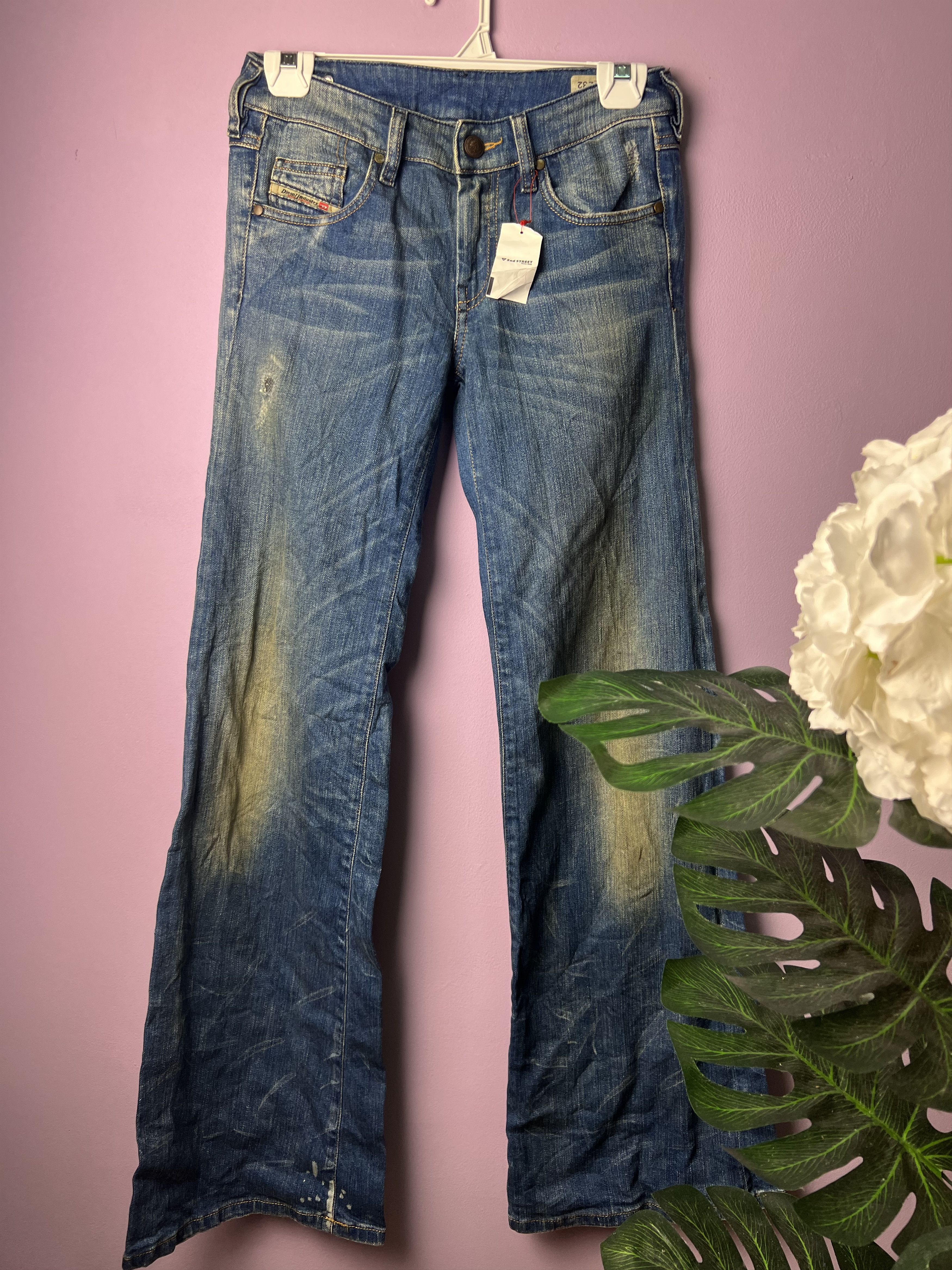 Diesel 🔥Vintage Diesel Distressed Denim Size 27" / US 4 / IT 40 - 1 Thumbnail
