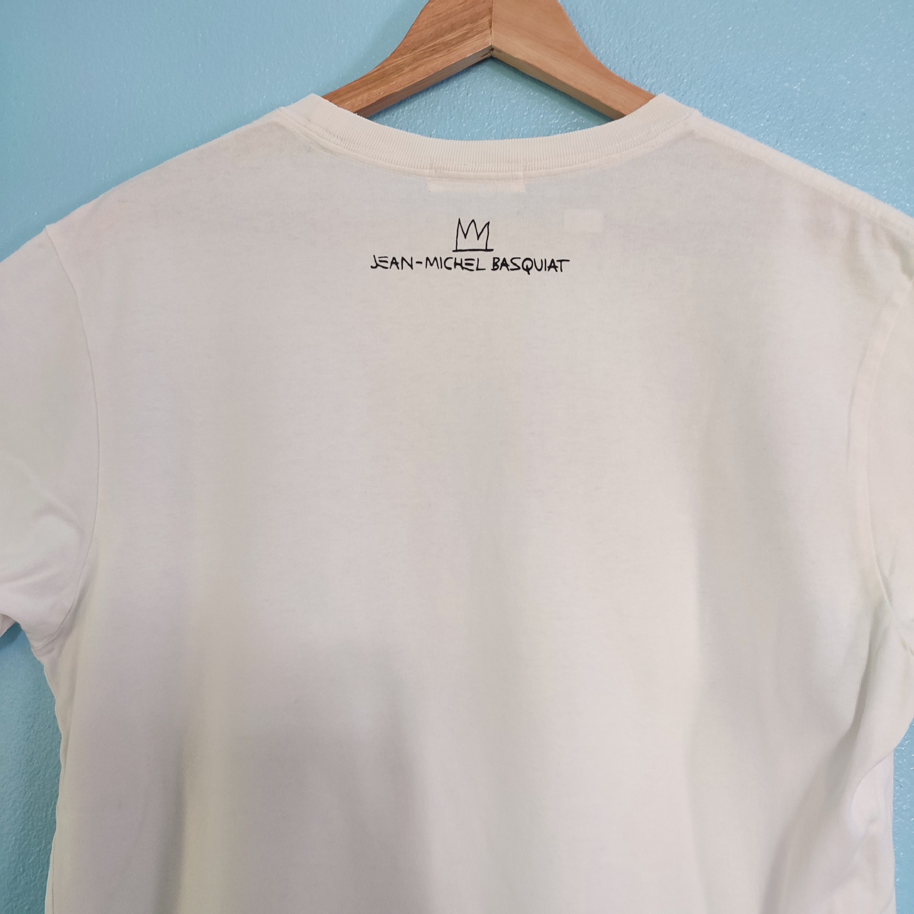 Japanese Brand × Jean-Michel Basquiat × Vintage Jean Michel Basquiat Samo X Japanese Brand Art Design Tshirt Size US L / EU 52-54 / 3 - 3 Thumbnail