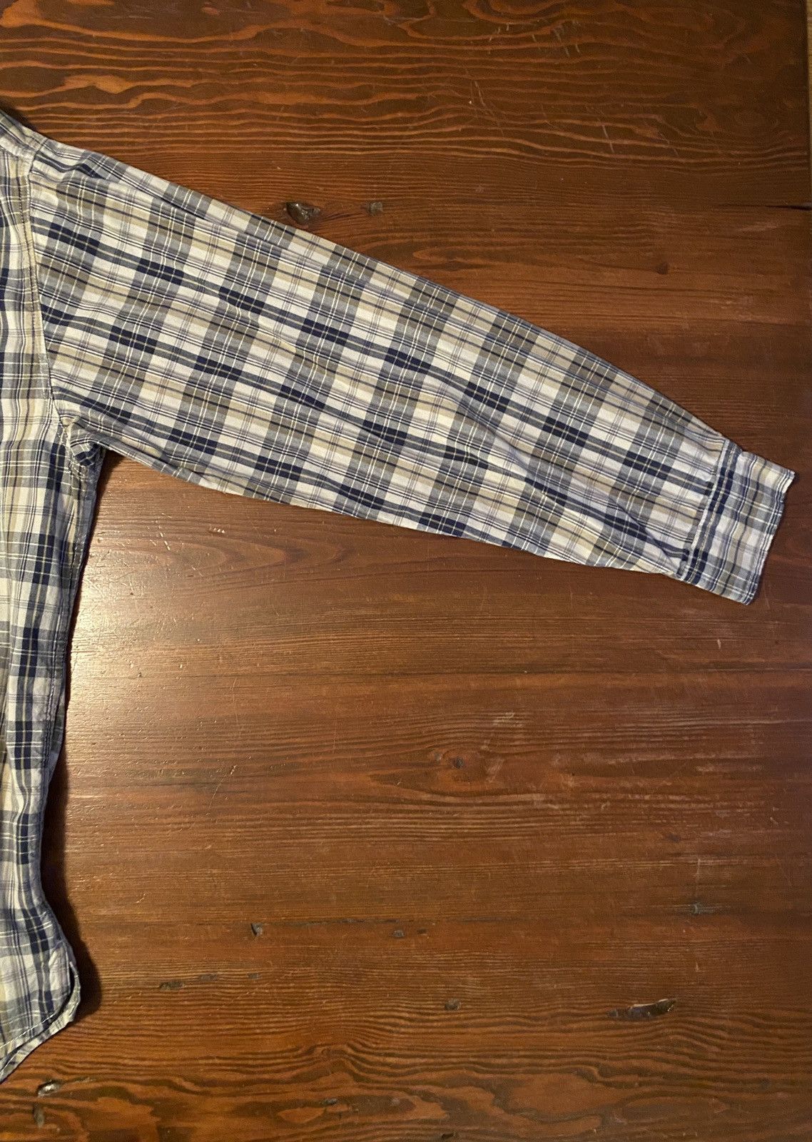 Levi's Vintage 90’s Levi’s Plaid Standing Collar Button Up Size US L / EU 52-54 / 3 - 10 Thumbnail
