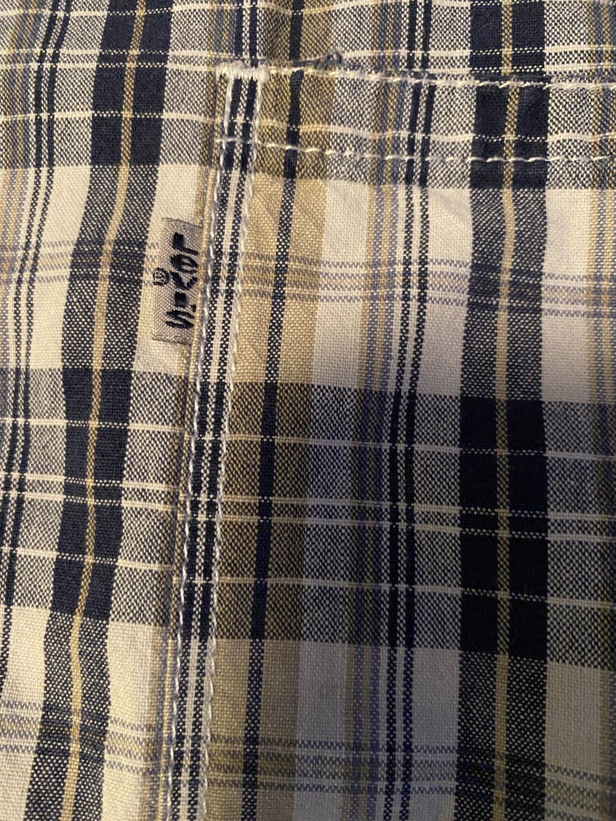Levi's Vintage 90’s Levi’s Plaid Standing Collar Button Up Size US L / EU 52-54 / 3 - 4 Thumbnail