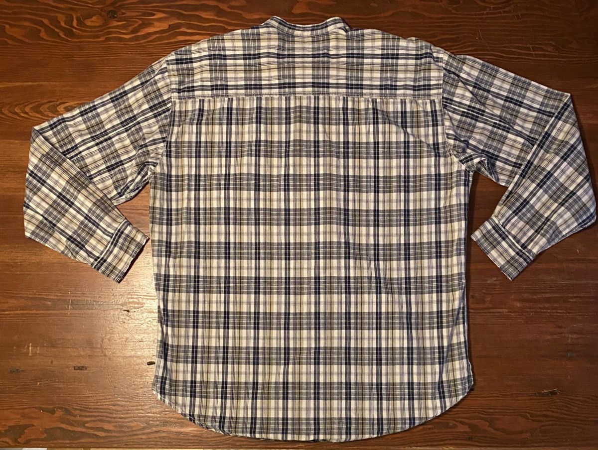 Levi's Vintage 90’s Levi’s Plaid Standing Collar Button Up Size US L / EU 52-54 / 3 - 14 Thumbnail