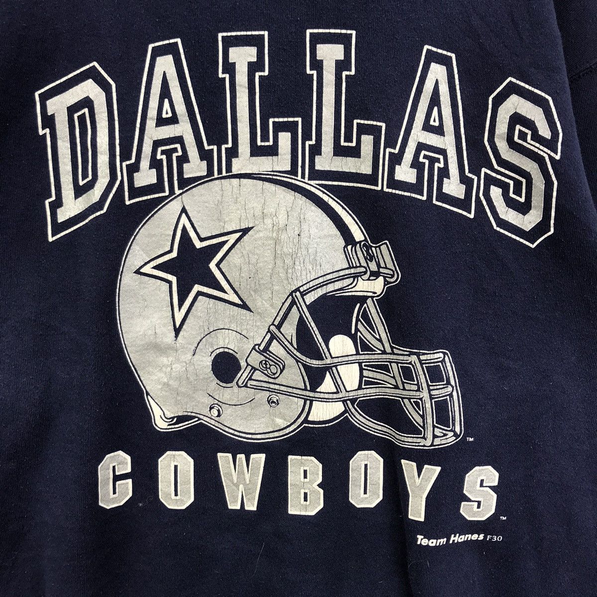 Vintage Vintage 90s DALLAS COWBOYS NFL Hanes American Football Size US L / EU 52-54 / 3 - 3 Thumbnail