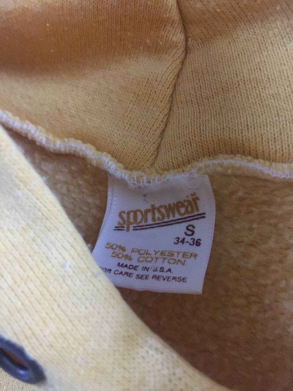Vintage VINTAGE YALE HOODIE SPORTSWEAR POLYCOTTON BLEND Size US M / EU 48-50 / 2 - 5 Thumbnail