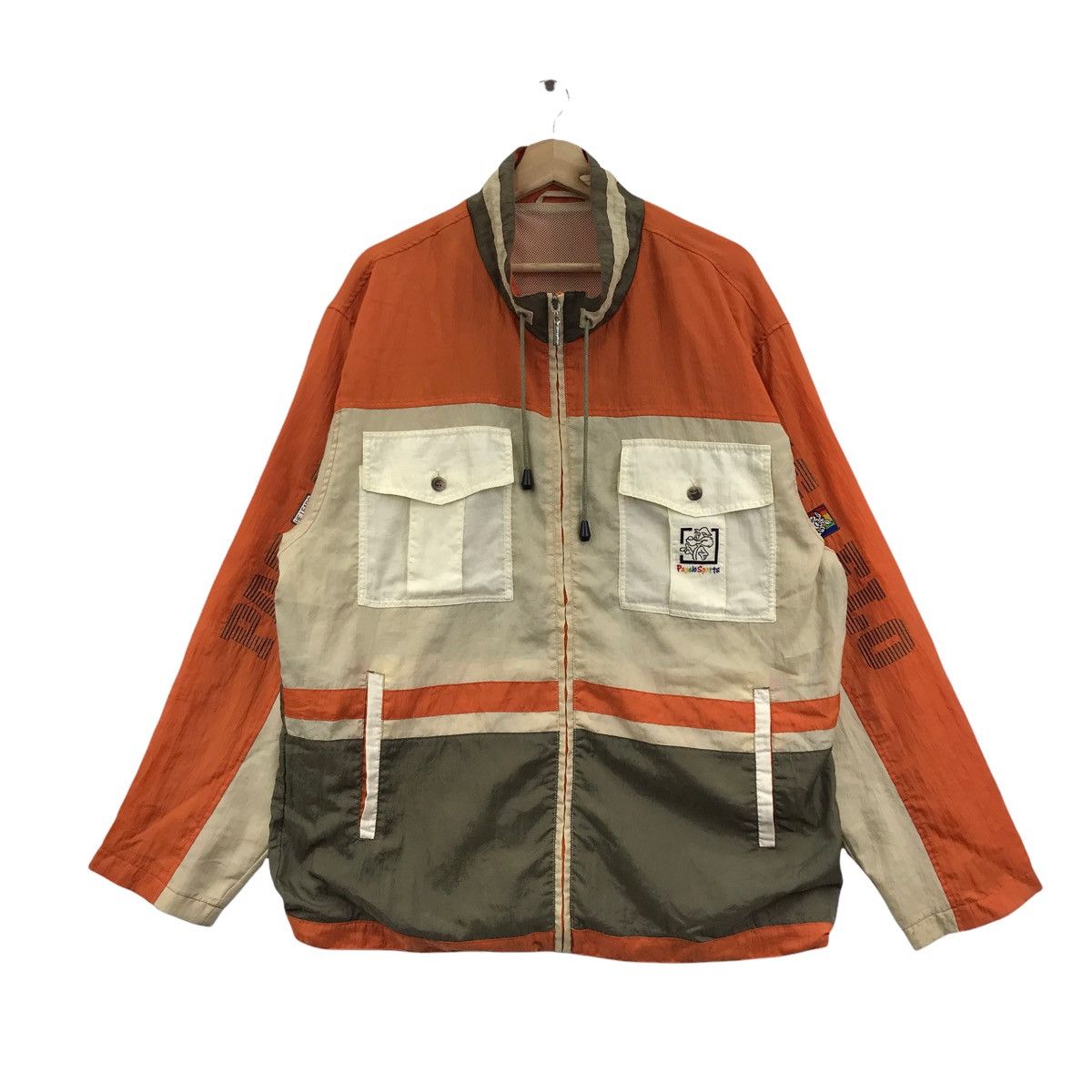 Japanese Brand PAGELO SPORT Multi Color Japanese Brand Windbreaker Jacket Size US XL / EU 56 / 4 - 1 Thumbnail