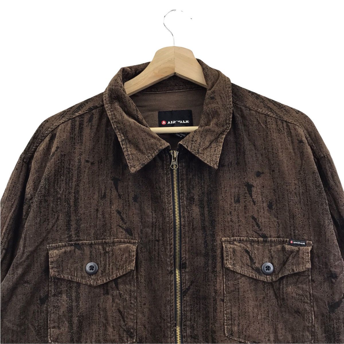 Airwalk AIRWALK REAL TREE Wood Skateboard Japanese Brand Jacket Size US XL / EU 56 / 4 - 2 Thumbnail
