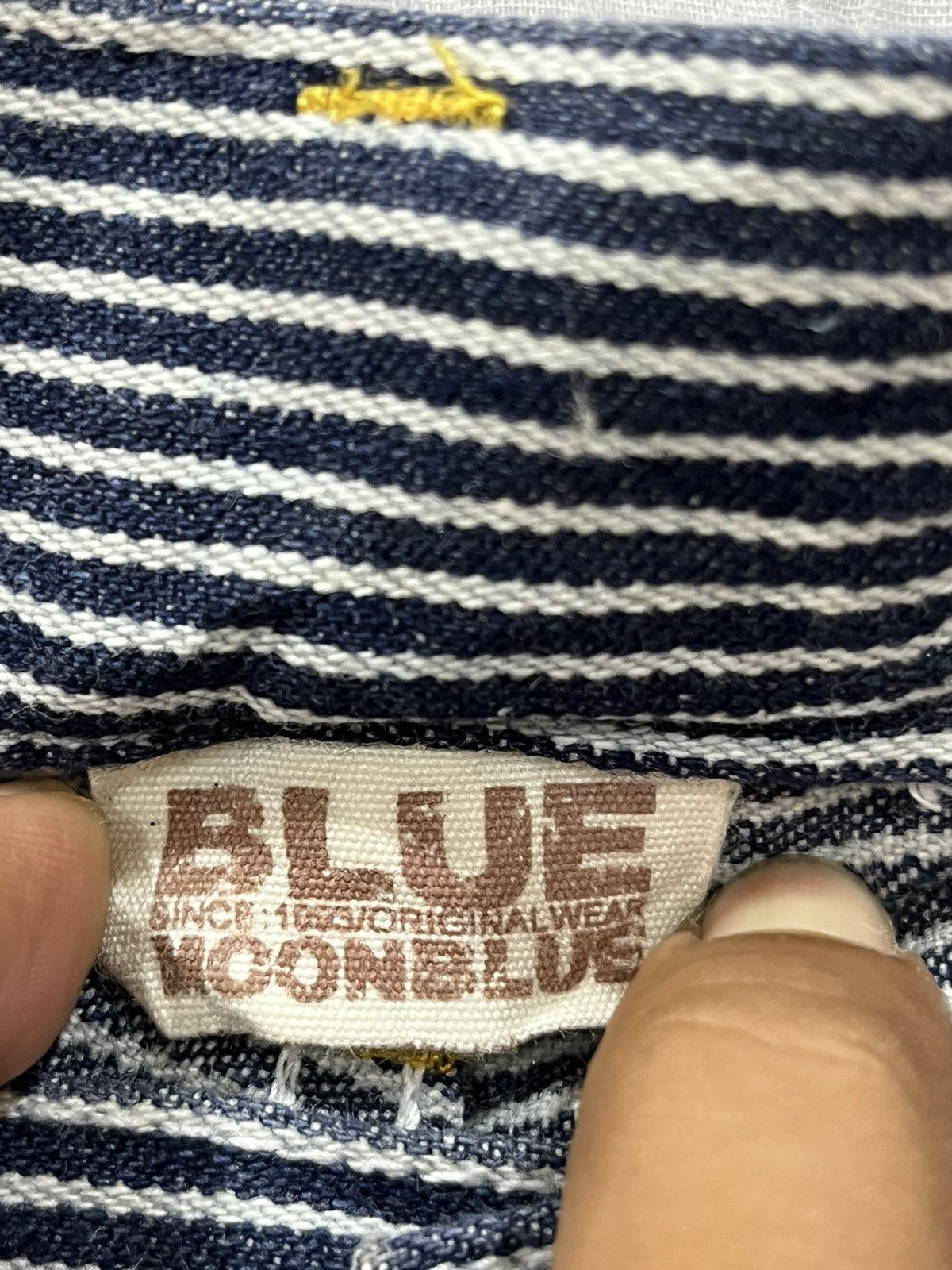 Blue Blue Japan × Japanese Brand S. BLUE MOON BLUE HYPEBEAST HIKORY STRIPE PANTS Size US 29 - 7 Thumbnail