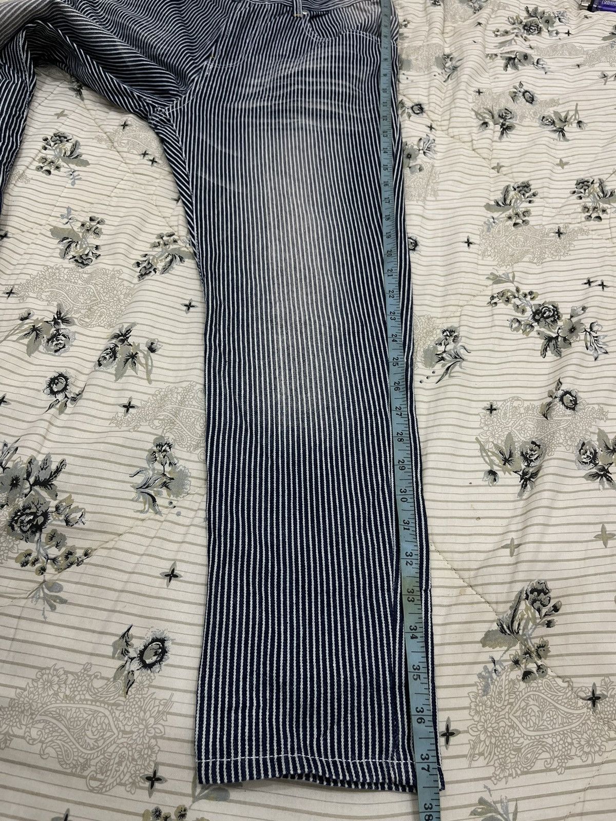 Blue Blue Japan × Japanese Brand S. BLUE MOON BLUE HYPEBEAST HIKORY STRIPE PANTS Size US 29 - 18 Thumbnail