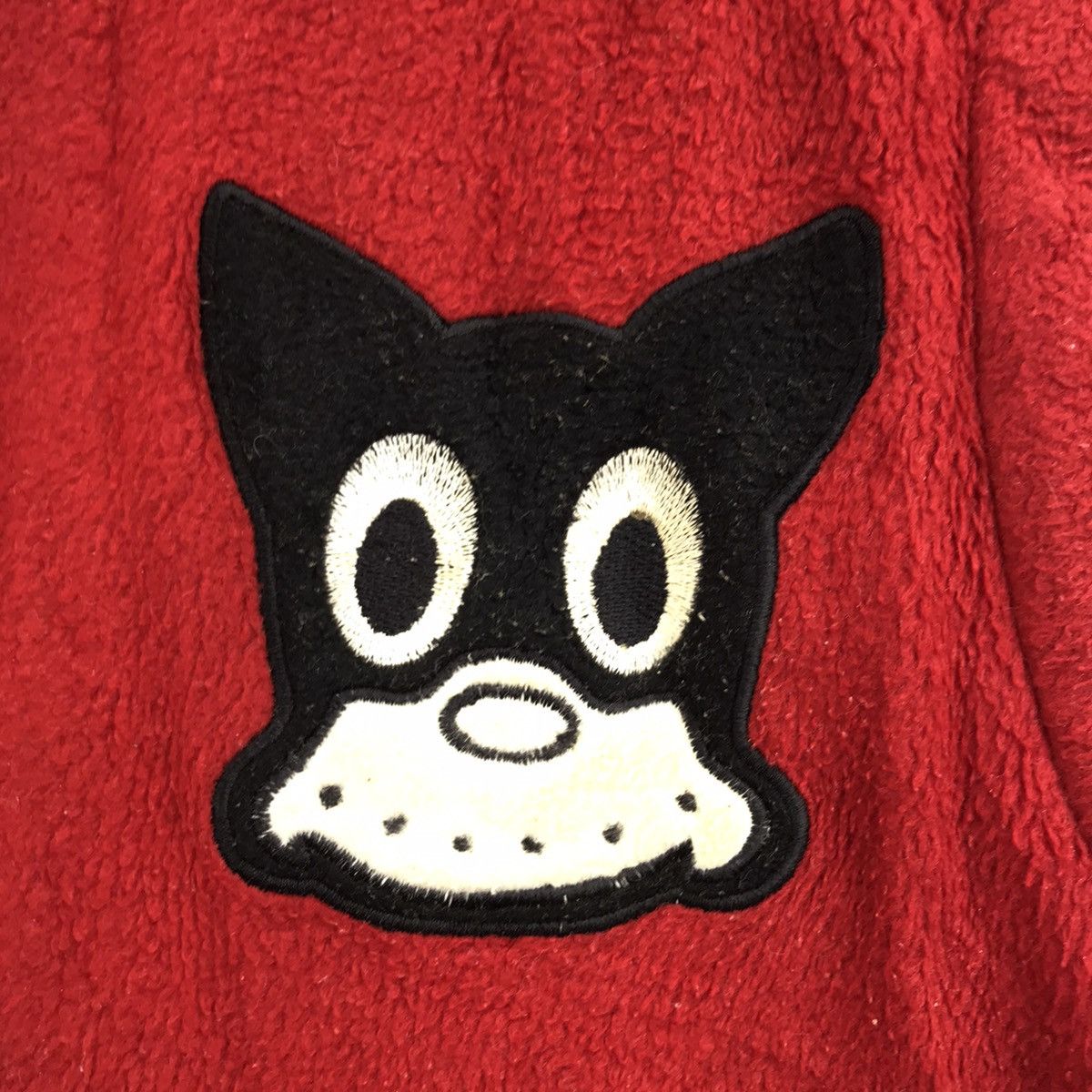 Vintage NORAKURO Anime Manga Cartoon Embroidered Fleece Vest Size US M / EU 48-50 / 2 - 6 Thumbnail