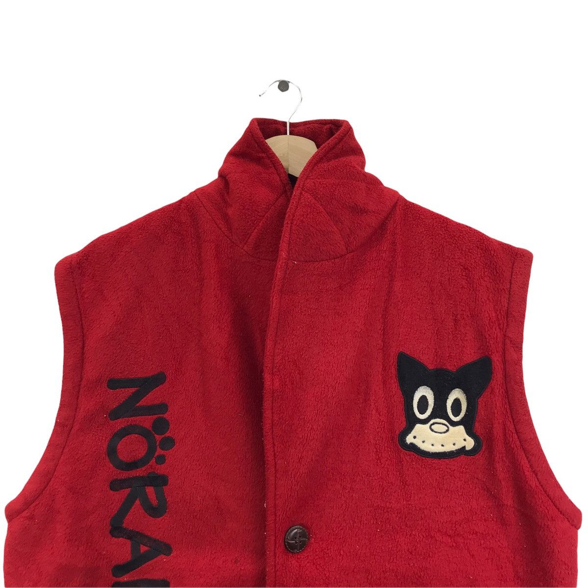 Vintage NORAKURO Anime Manga Cartoon Embroidered Fleece Vest Size US M / EU 48-50 / 2 - 4 Thumbnail