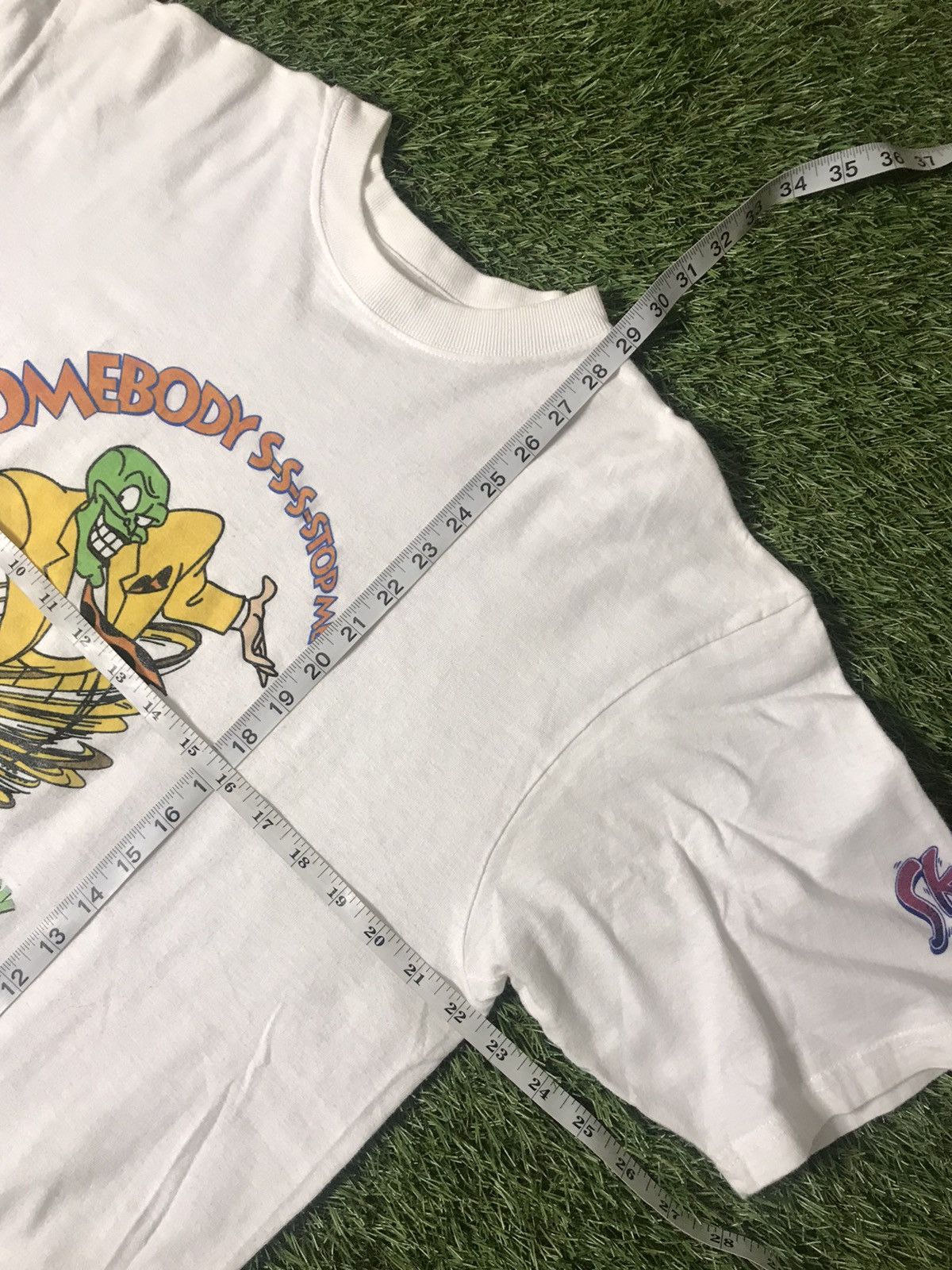 Vintage Vintage 90s The MASK Movie Promo Tee Rare Sleeve Hit Size US XL / EU 56 / 4 - 8 Thumbnail
