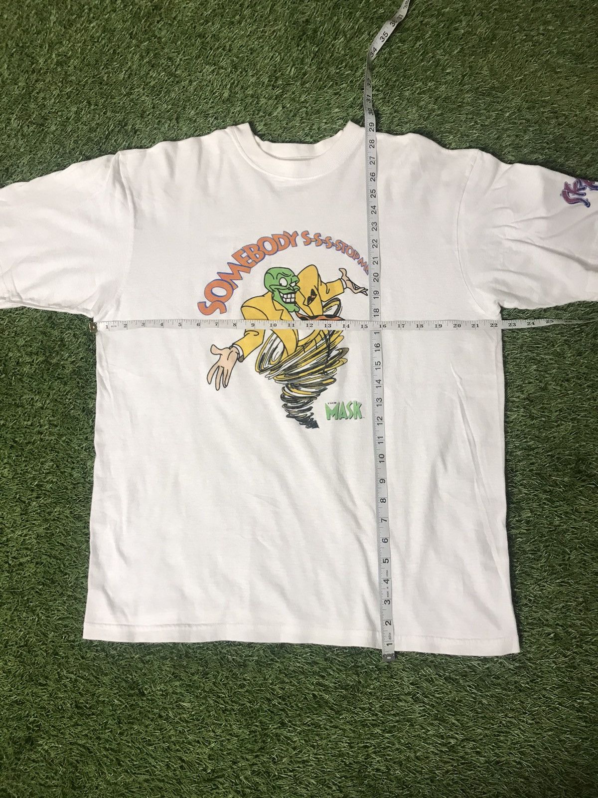 Vintage Vintage 90s The MASK Movie Promo Tee Rare Sleeve Hit Size US XL / EU 56 / 4 - 7 Thumbnail